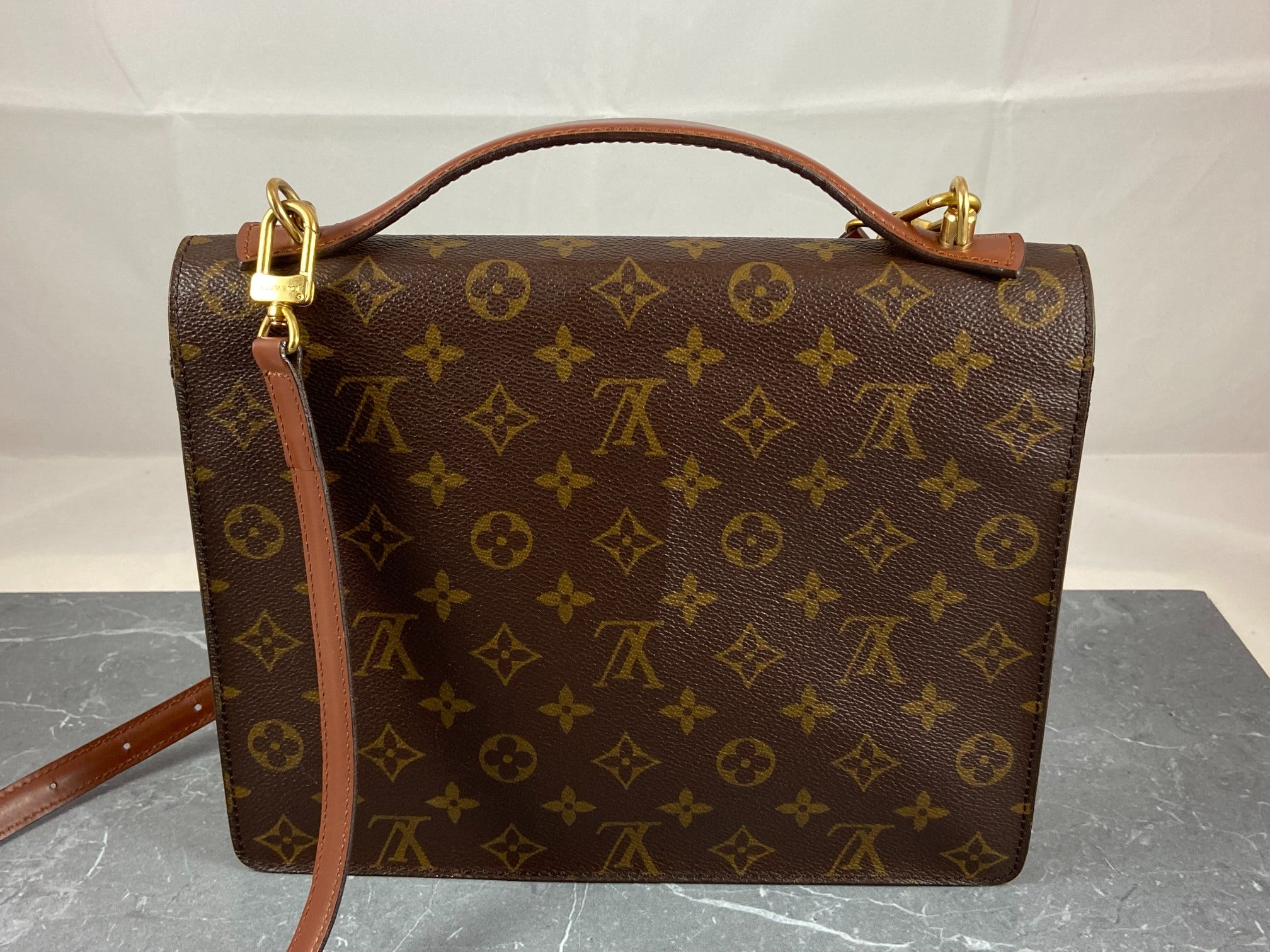 Louis Vuitton Monceau 28 Monogram Canvas