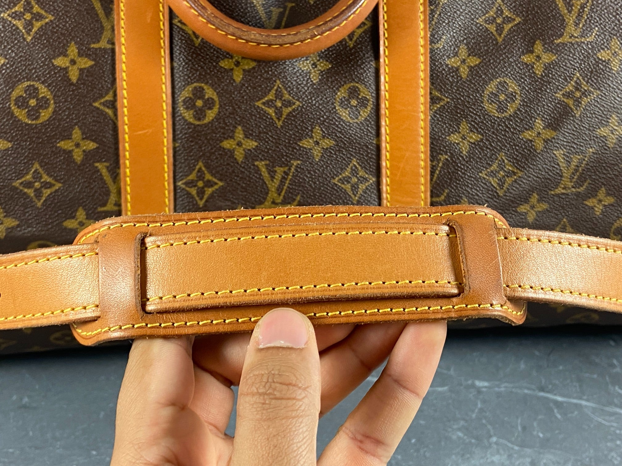 Louis Vuitton Keepall 55 Bandoulière Monogram Canvas