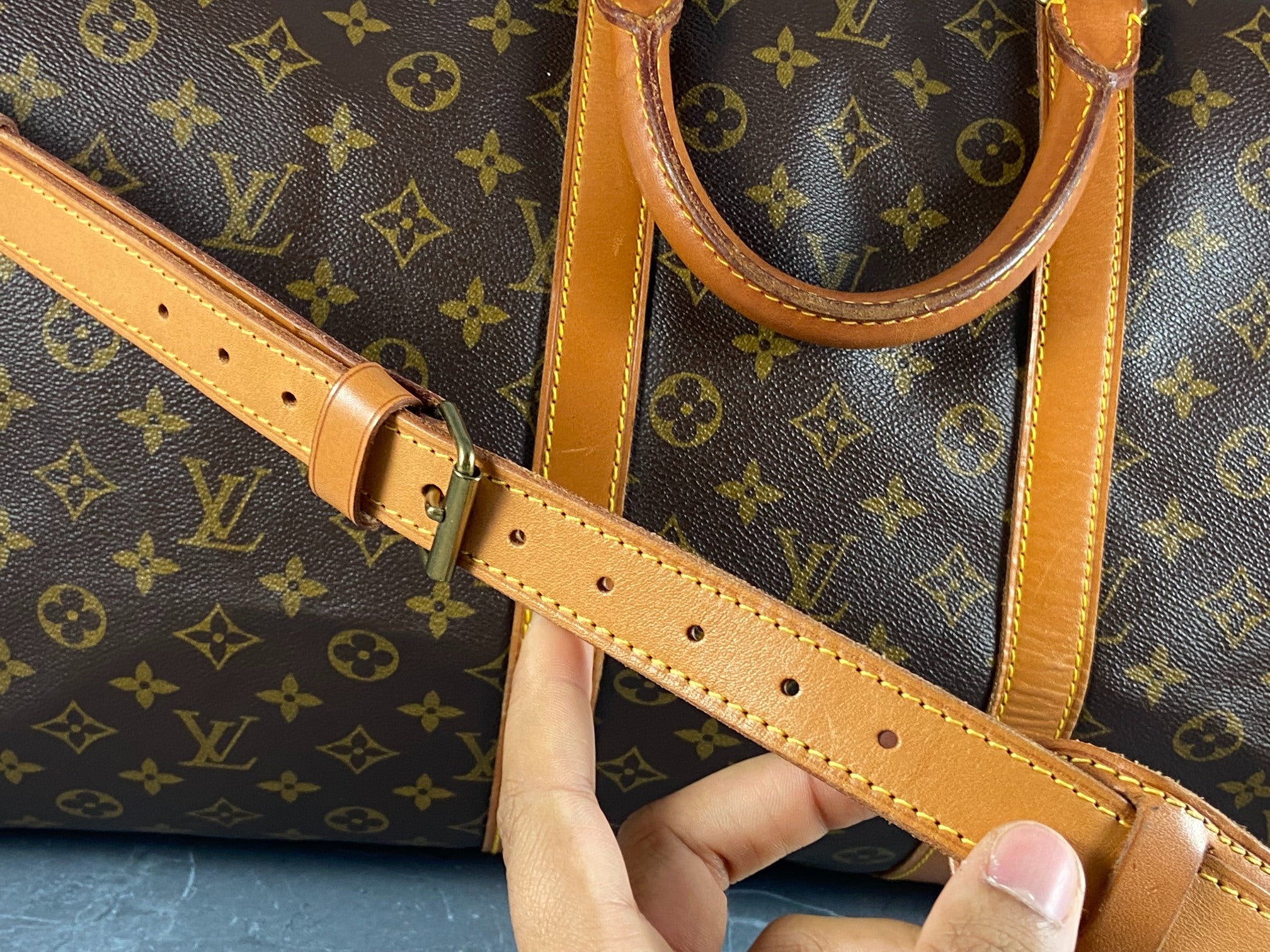 Louis Vuitton Keepall 55 Bandoulière Monogram Canvas
