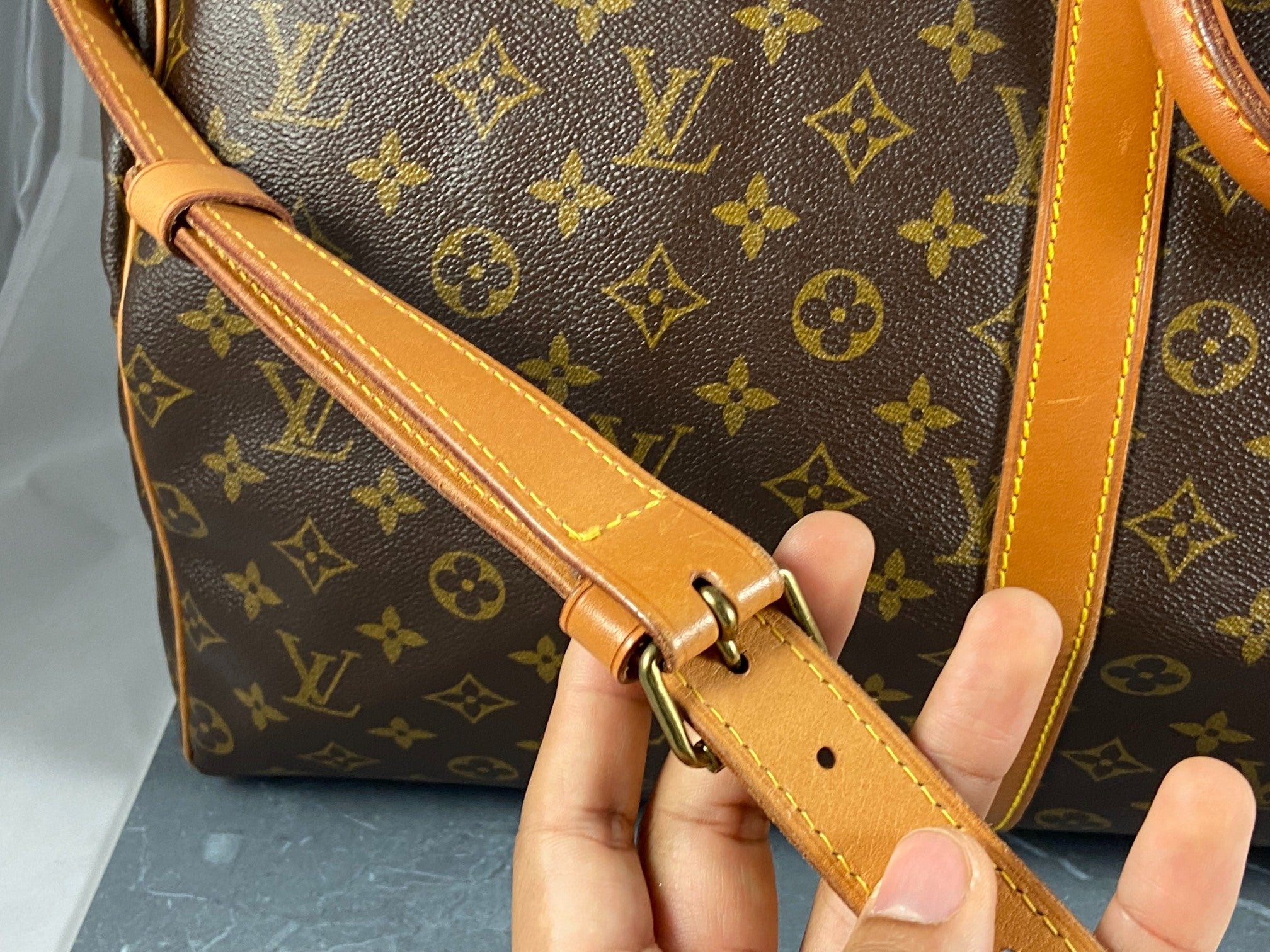 Louis Vuitton Keepall 55 Bandoulière Monogram Canvas