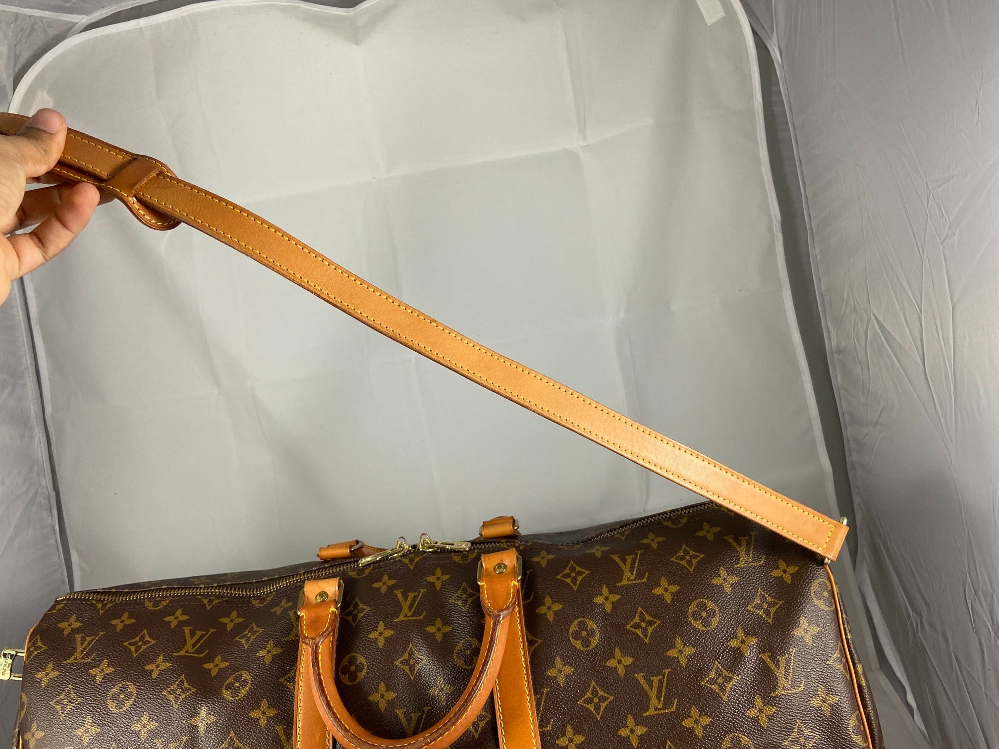 Louis Vuitton Keepall 55 Bandoulière Monogram Canvas