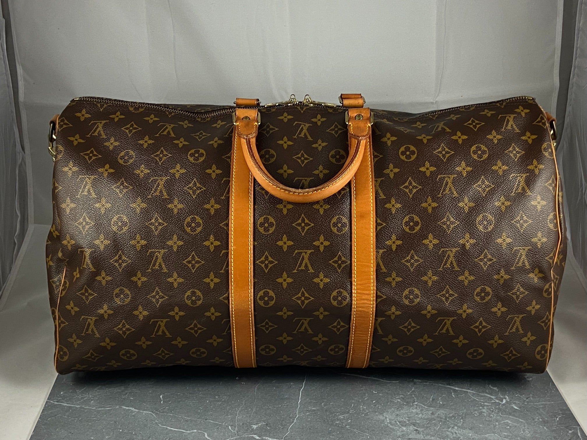 Louis Vuitton Keepall 55 Bandoulière Monogram Canvas