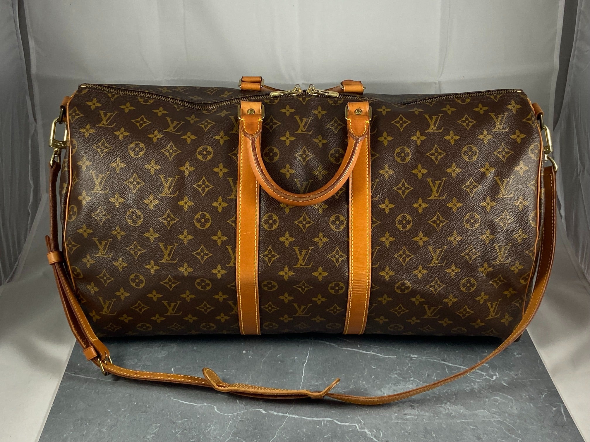 Louis Vuitton Keepall 55 Bandoulière Monogram Canvas
