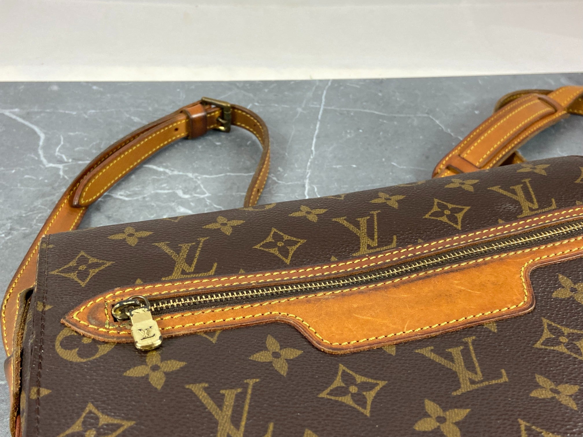 Louis Vuitton Saint Germain Shoulder Bag Monogram Canvas