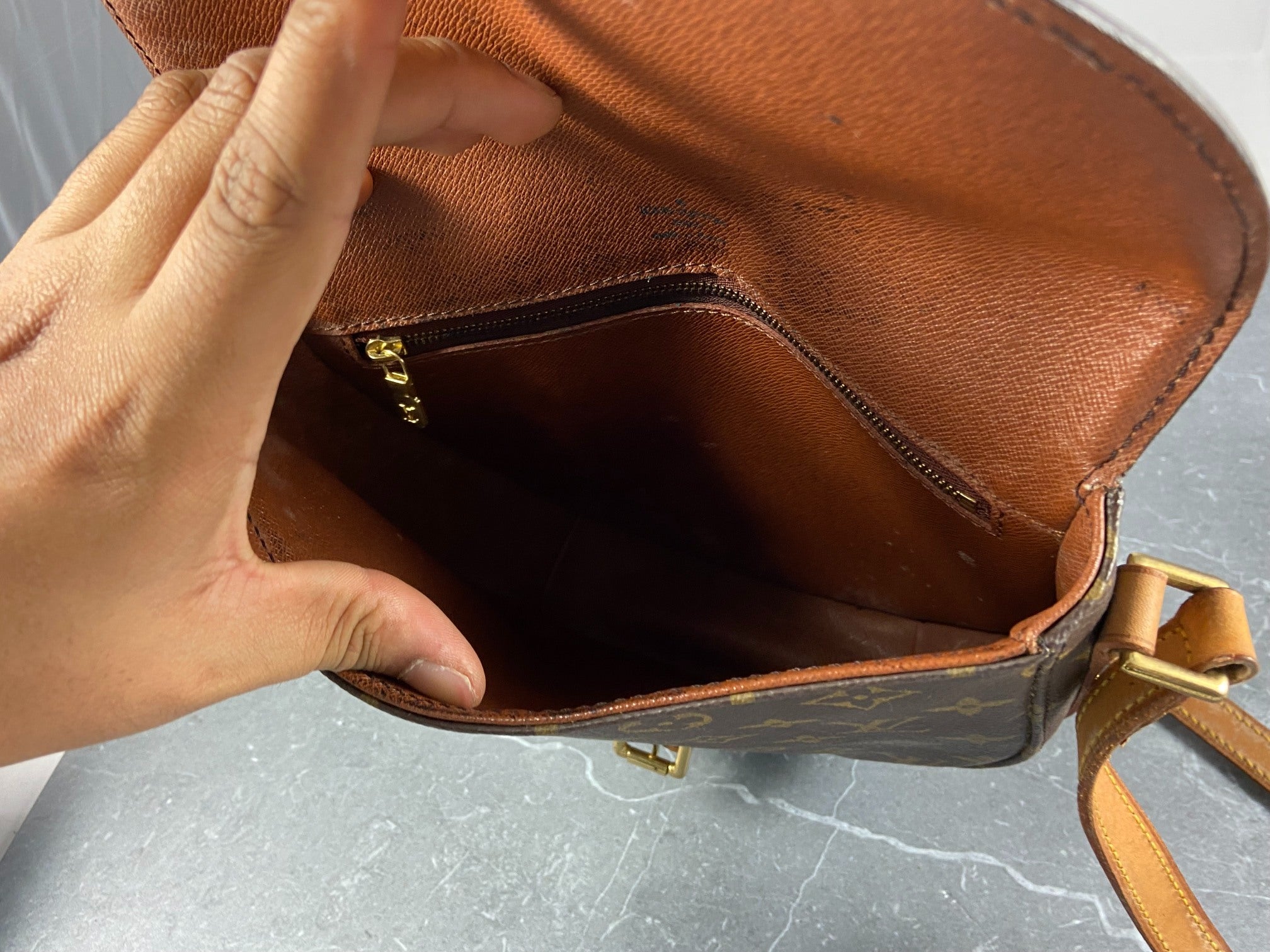 Louis Vuitton Chantilly MM Shoulder Bag Monogram Canvas