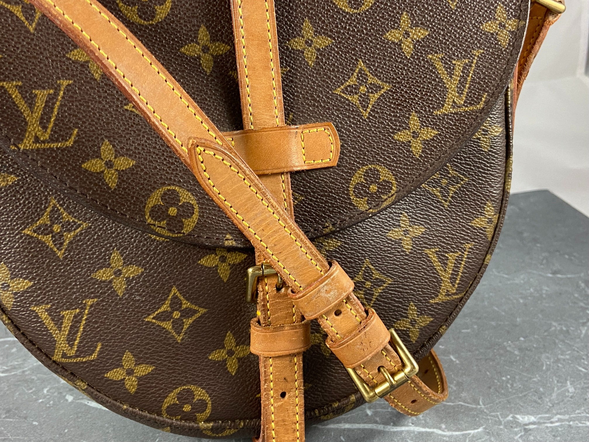 Louis Vuitton Chantilly MM Shoulder Bag Monogram Canvas