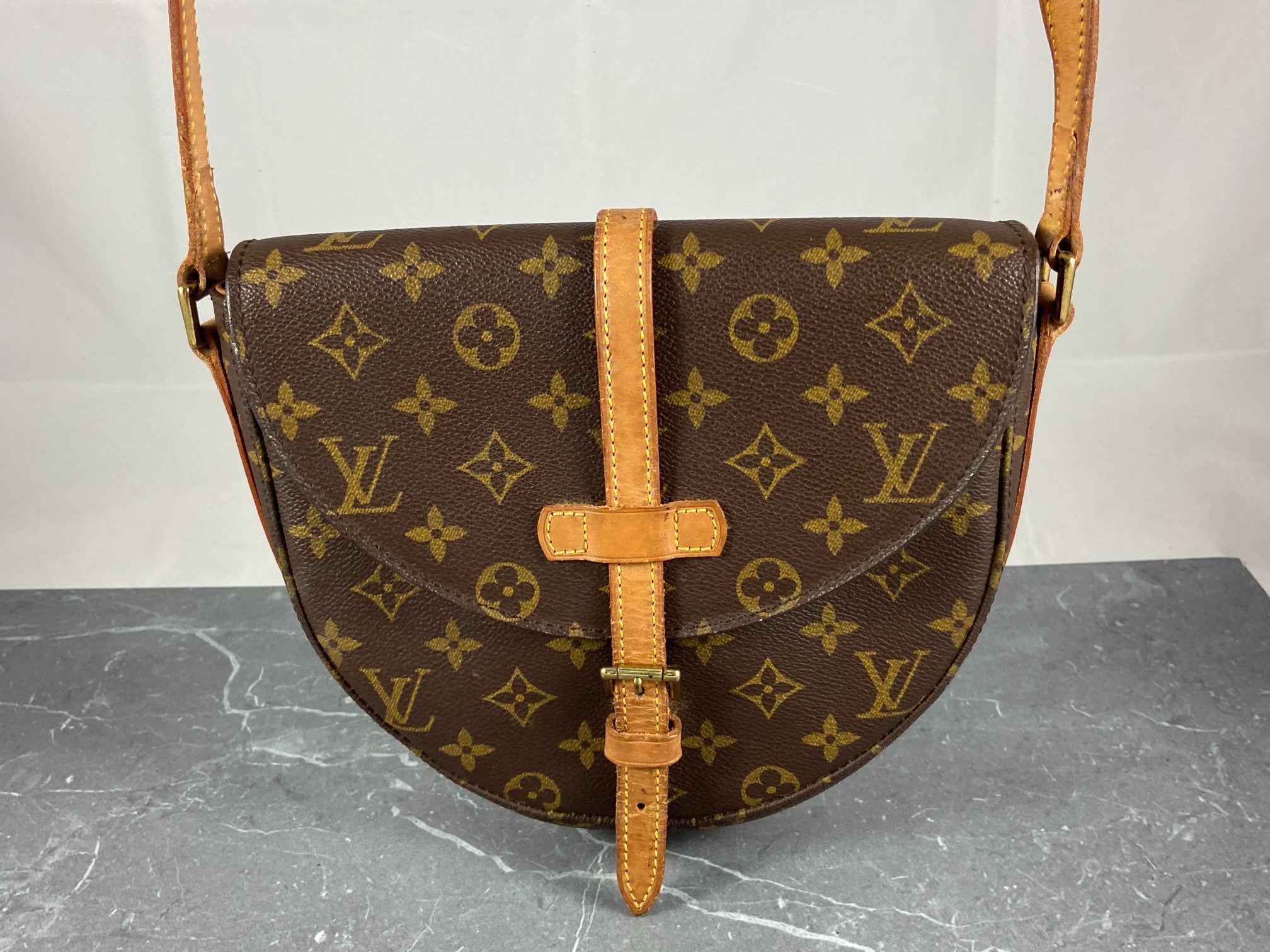 Louis Vuitton Chantilly MM Shoulder Bag Monogram Canvas