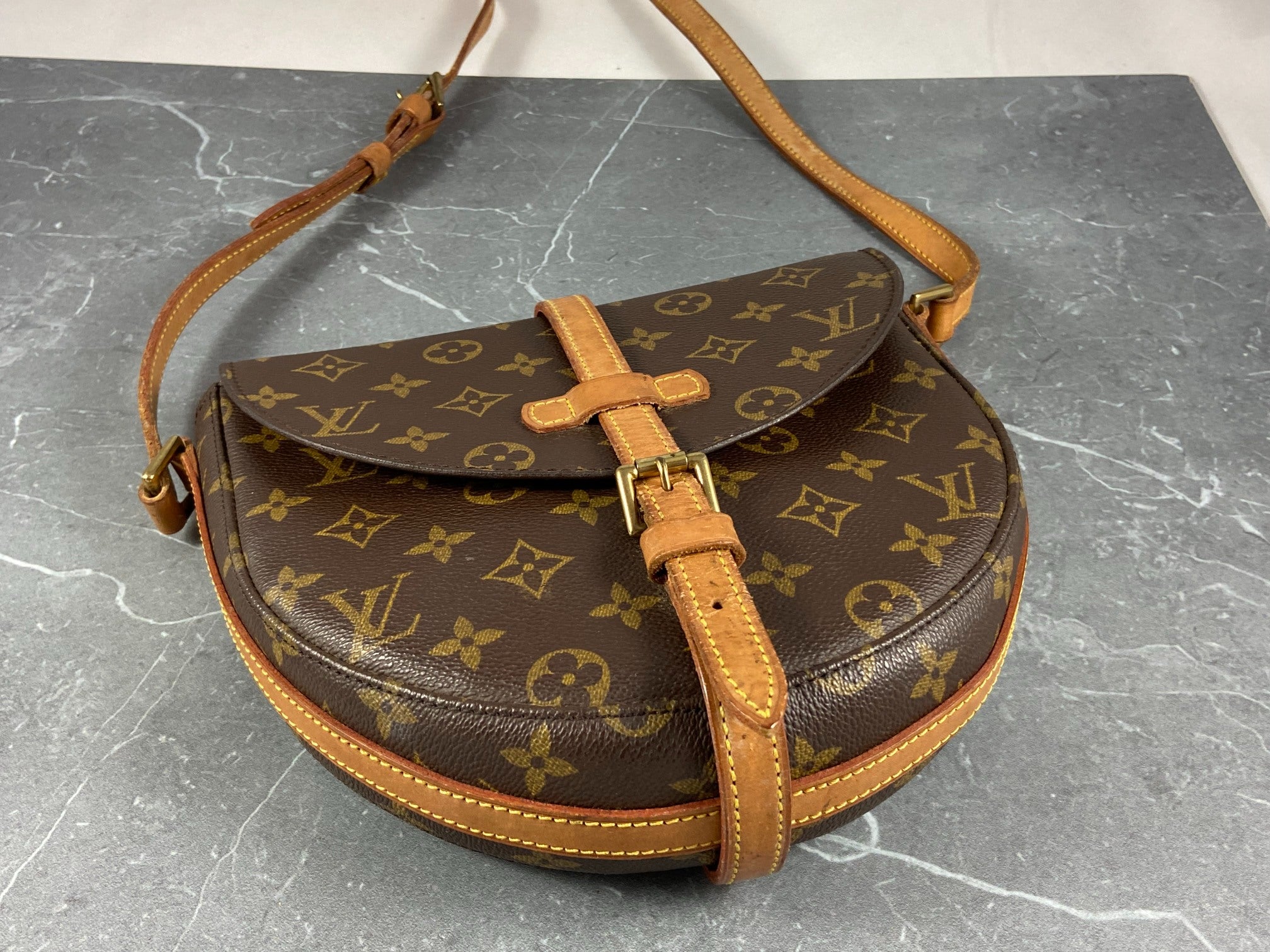Louis Vuitton Chantilly MM Shoulder Bag Monogram Canvas