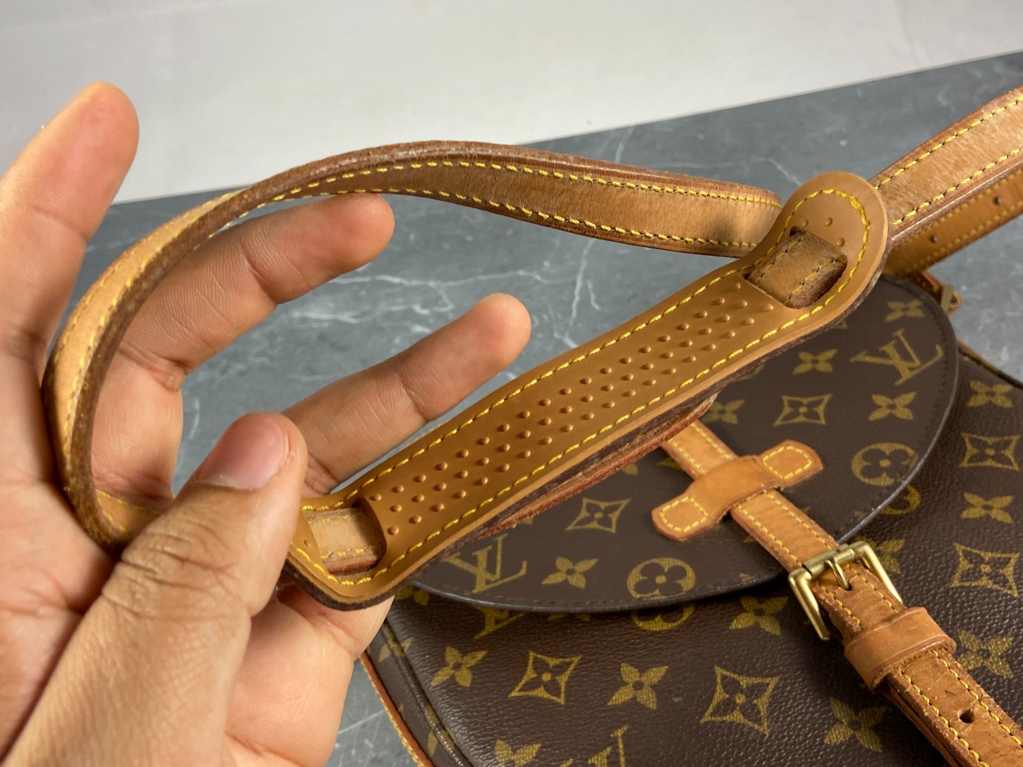Louis Vuitton Chantilly MM Shoulder Bag Monogram Canvas