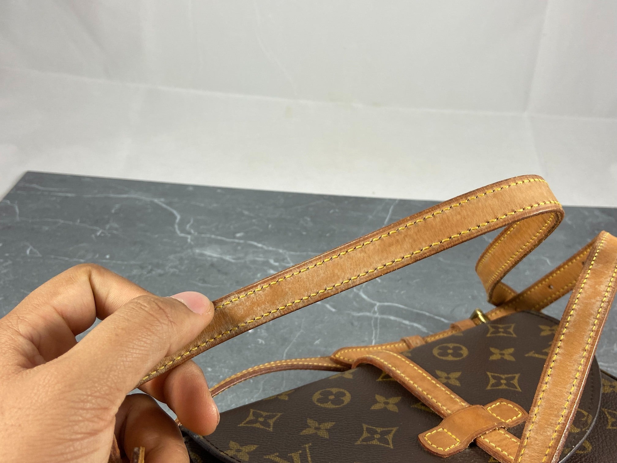 Louis Vuitton Chantilly MM Shoulder Bag Monogram Canvas