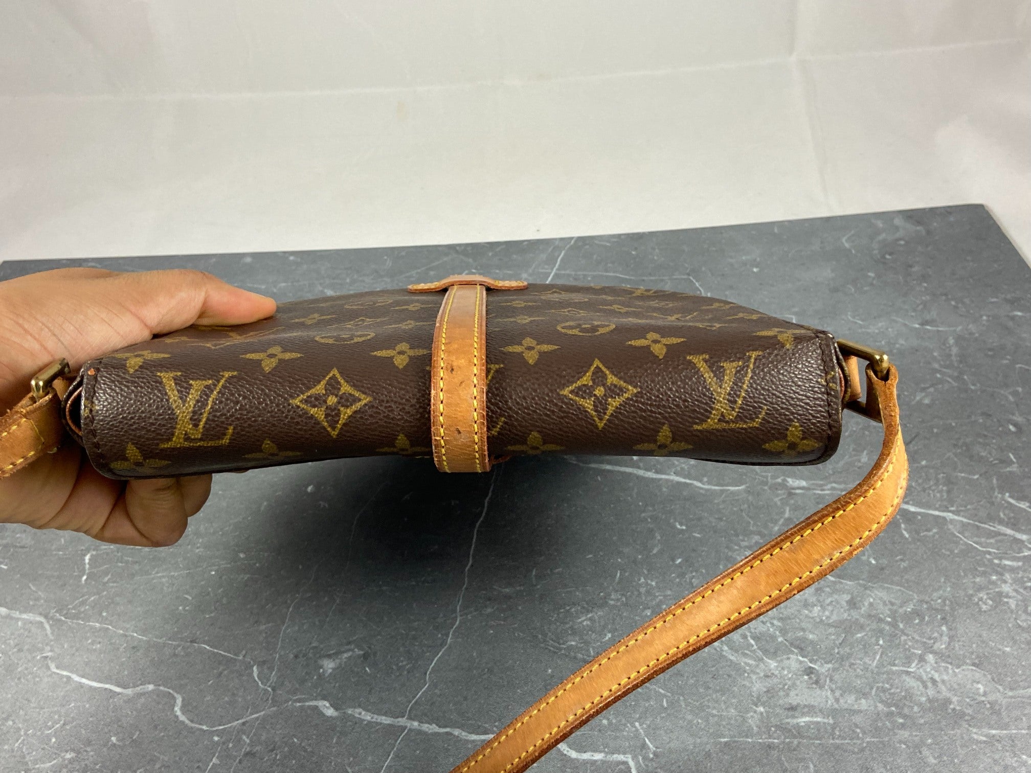 Louis Vuitton Chantilly MM Shoulder Bag Monogram Canvas