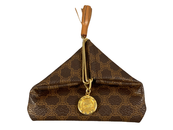 Celine Macadam Coin Purse Black