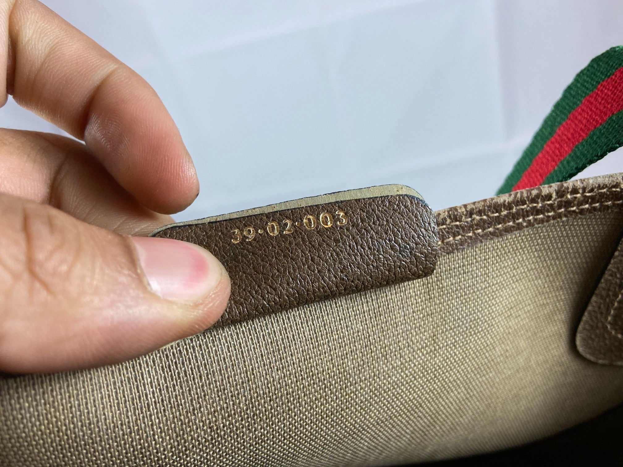 Gucci Sherry Line Hand / Tote Bag Beige GG Supreme Canvas