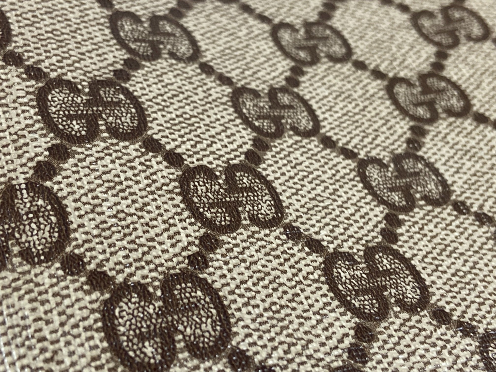 Gucci Sherry Line Hand / Tote Bag Beige GG Supreme Canvas