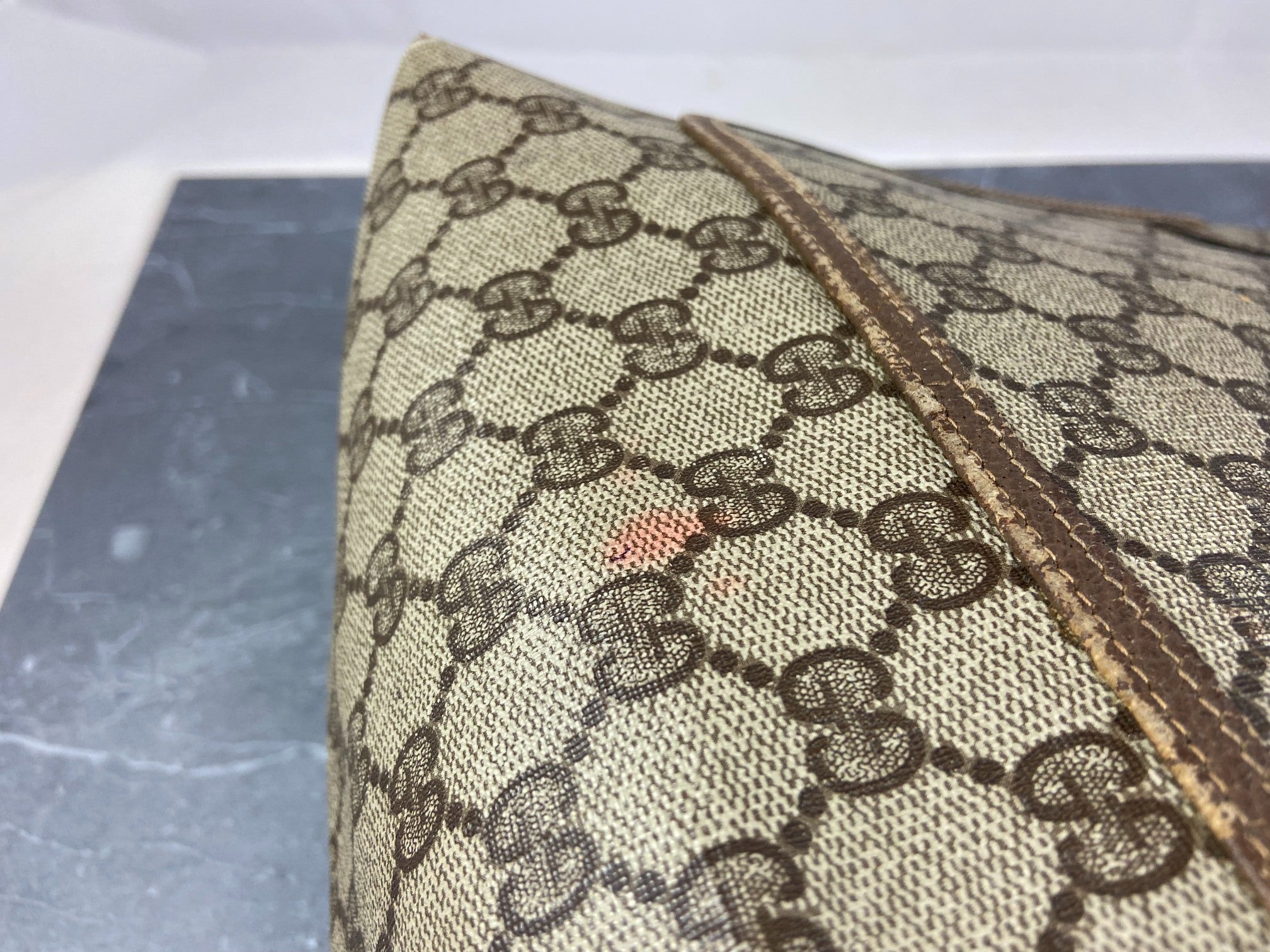 Gucci Sherry Line Hand / Tote Bag Beige GG Supreme Canvas