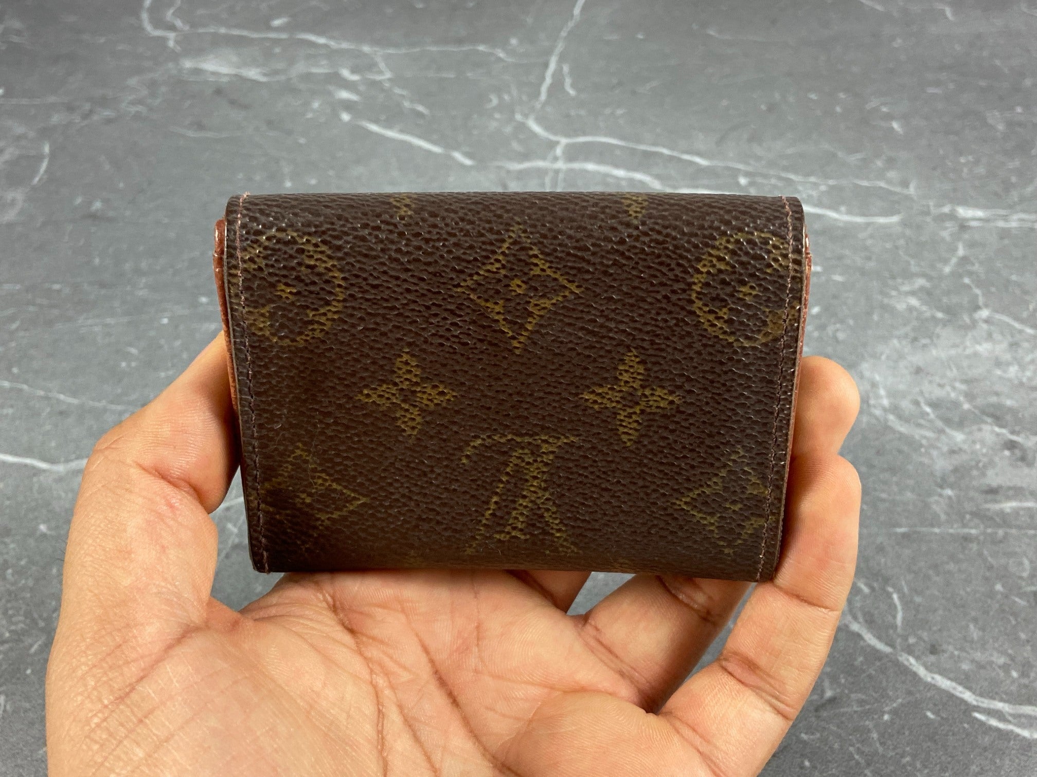 Louis Vuitton Small Wallet / Card Case Monogram Canvas