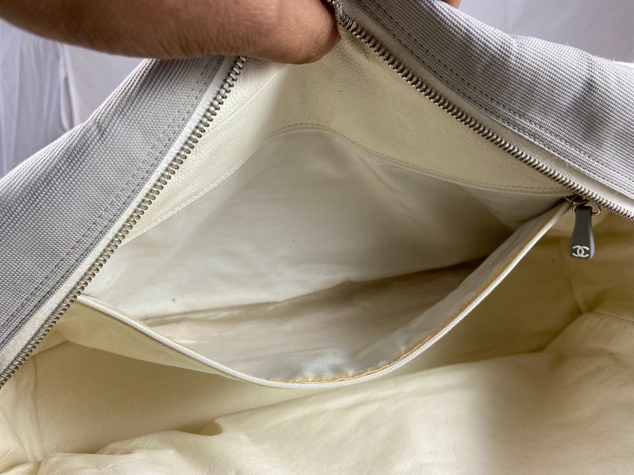 Chanel Bowling Bag Black Quilted Canvas