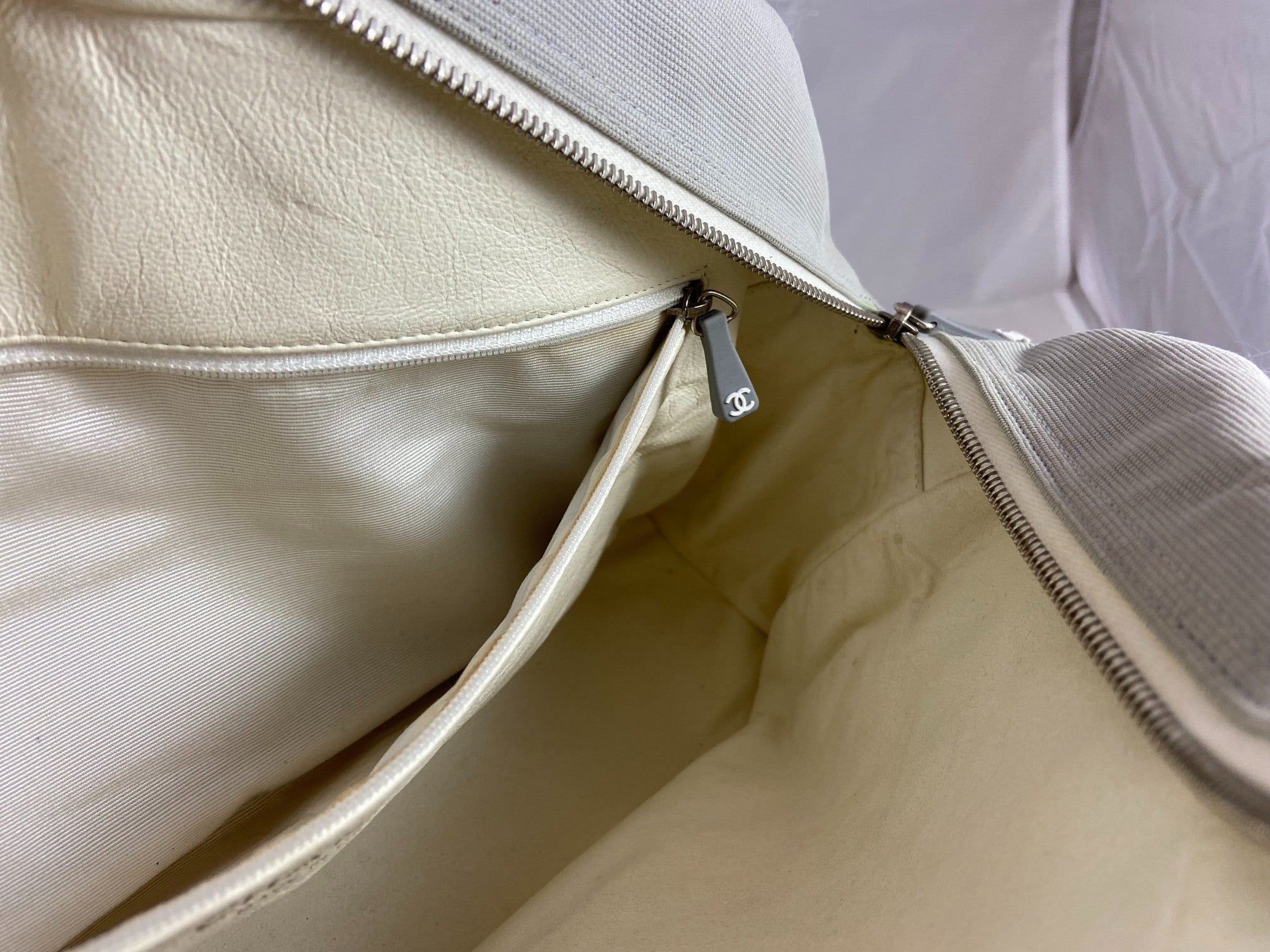 Chanel Bowling Bag Black Quilted Canvas