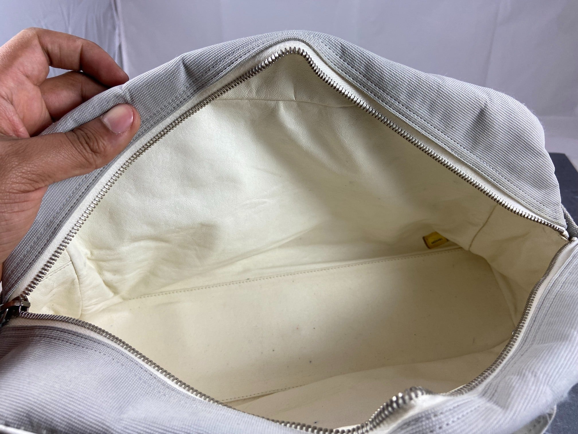 Chanel Bowling Bag Black Quilted Canvas