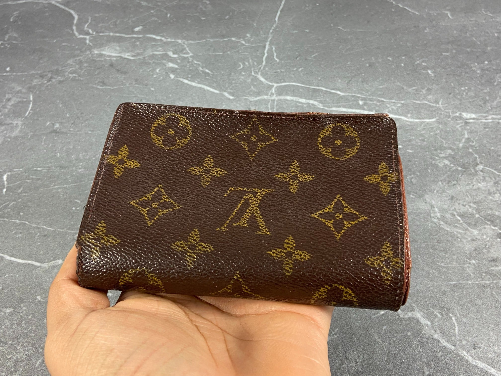 Louis Vuitton French Compact Wallet Monogram Canvas
