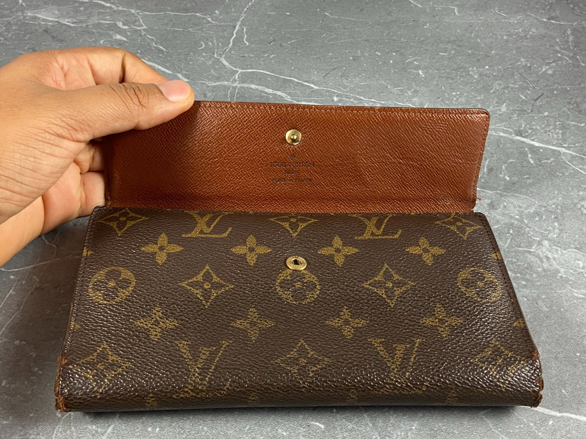 Louis Vuitton Porte Tresor International Wallet Monogram Canvas