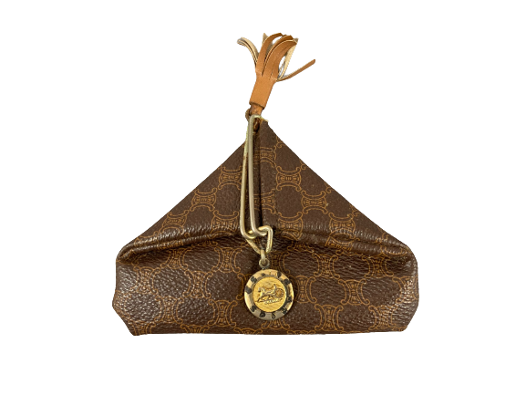 Celine Macadam Coin Purse Black