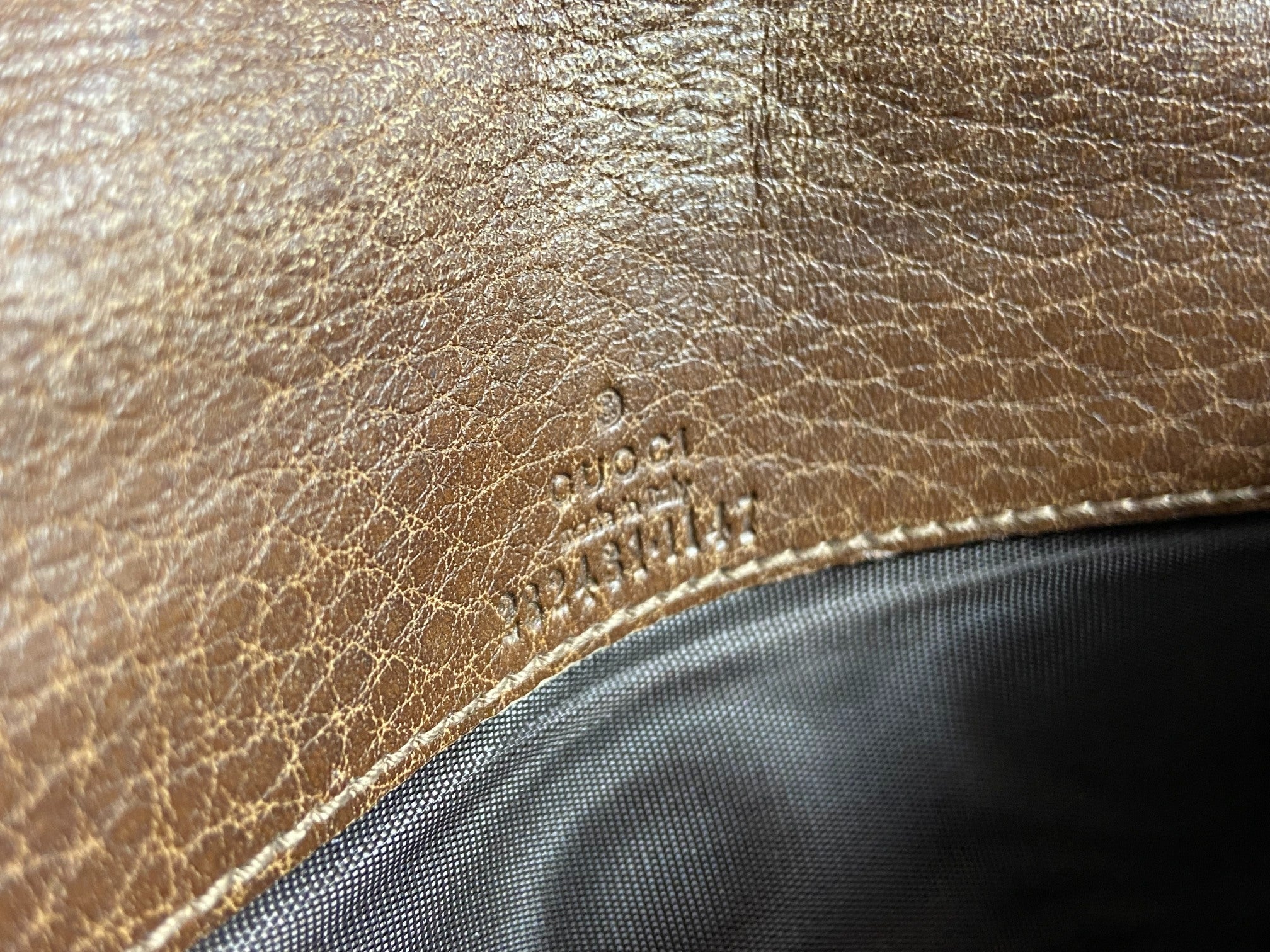 Gucci Long Wallet Brown GG Monogram Leather