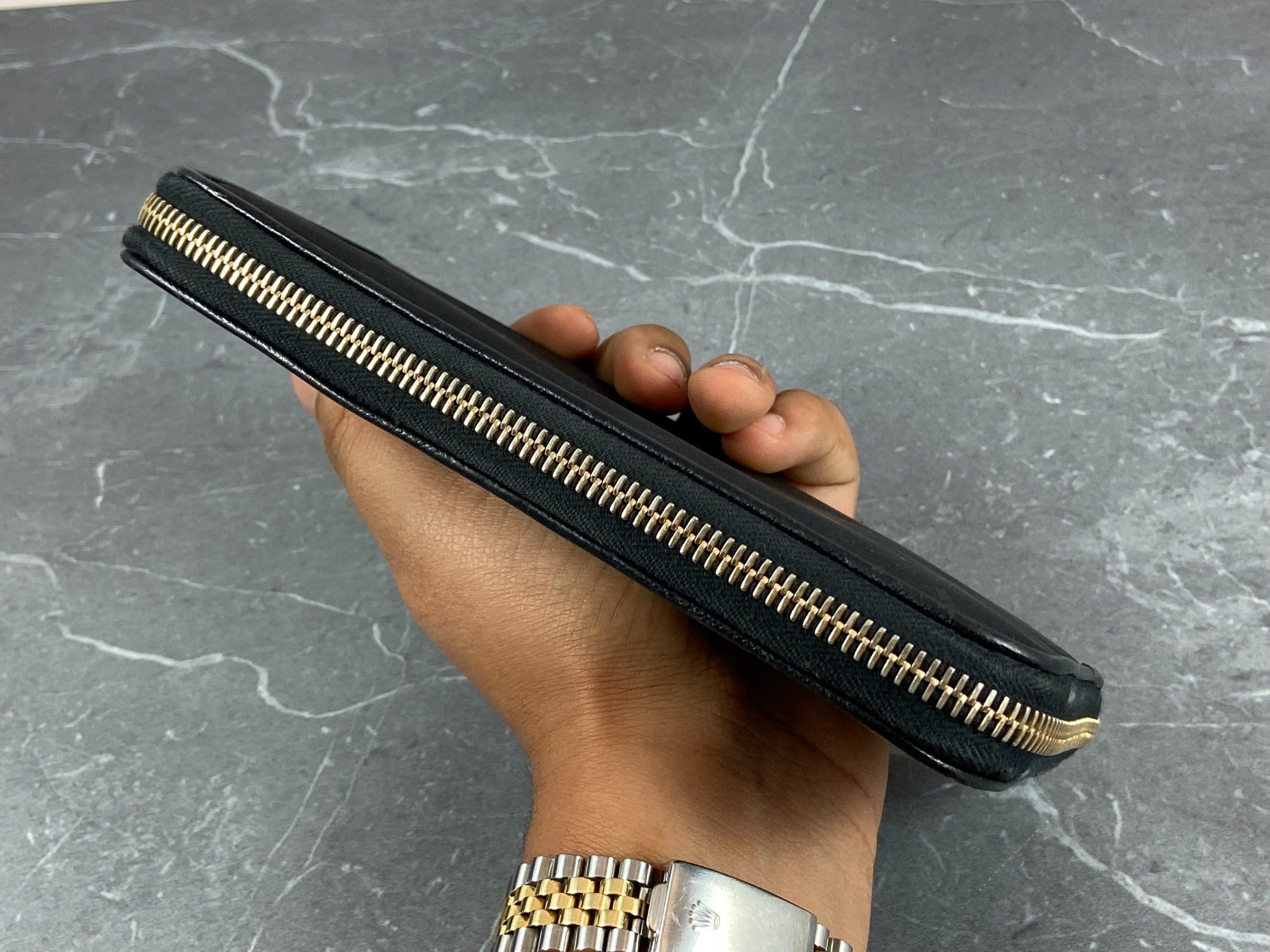 Prada Tessuto Nylon Zippy Wallet Black