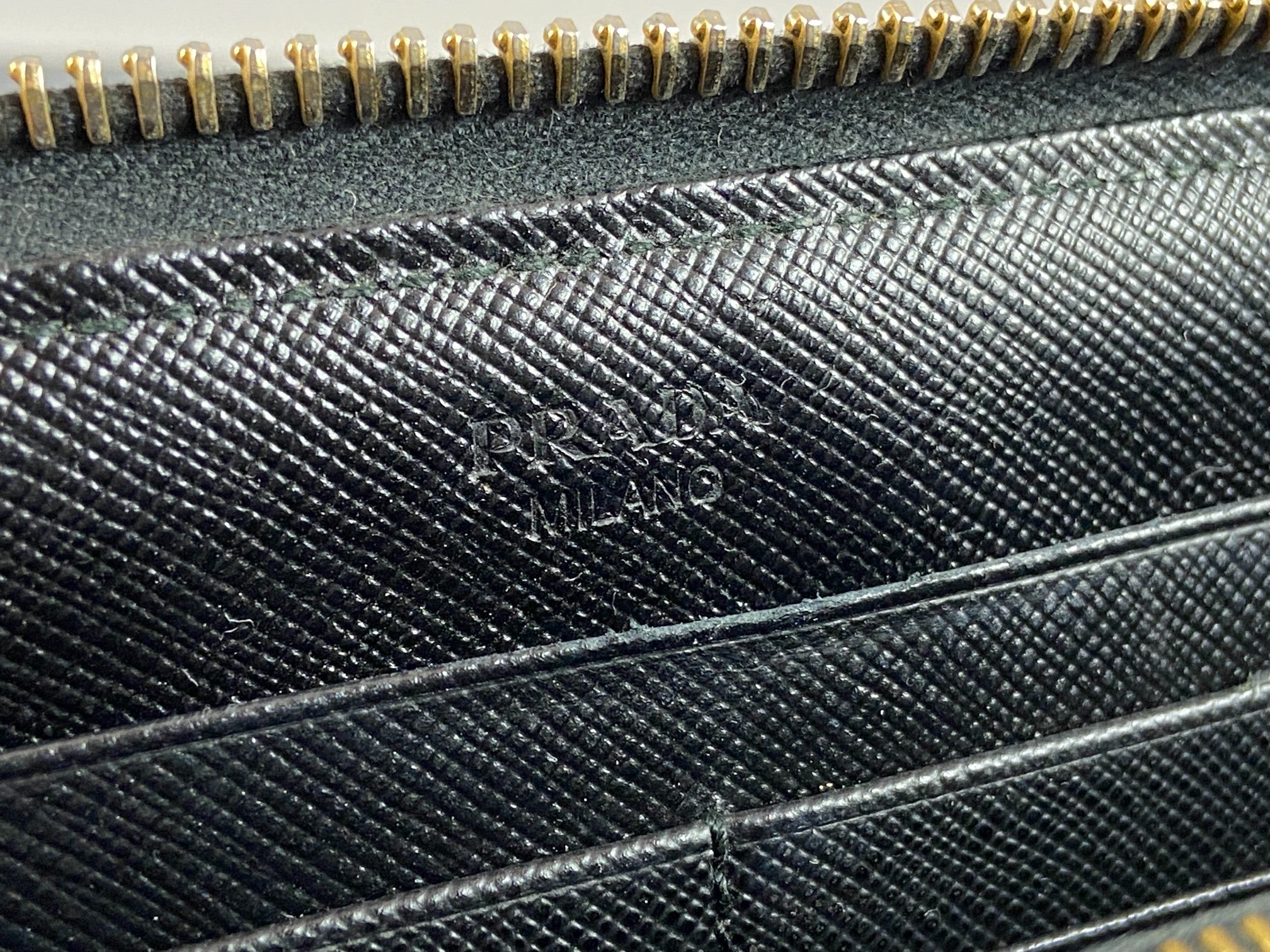 Prada Tessuto Nylon Zippy Wallet Black