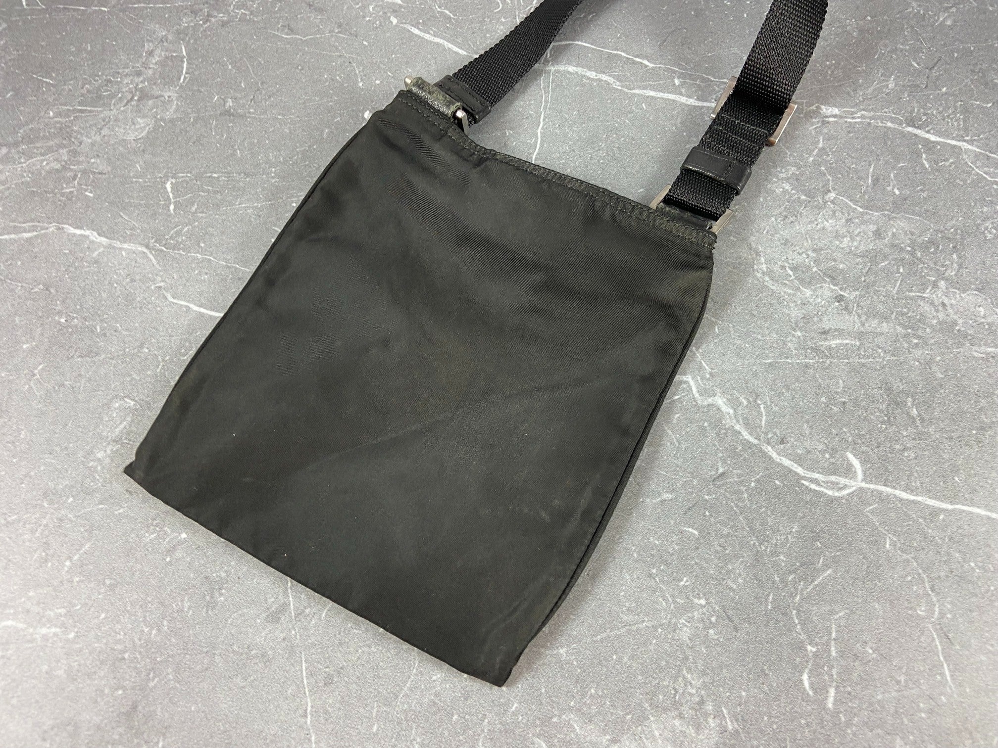 Prada Tessuto Nylon Small Shoulder / Crossbody Bag Black