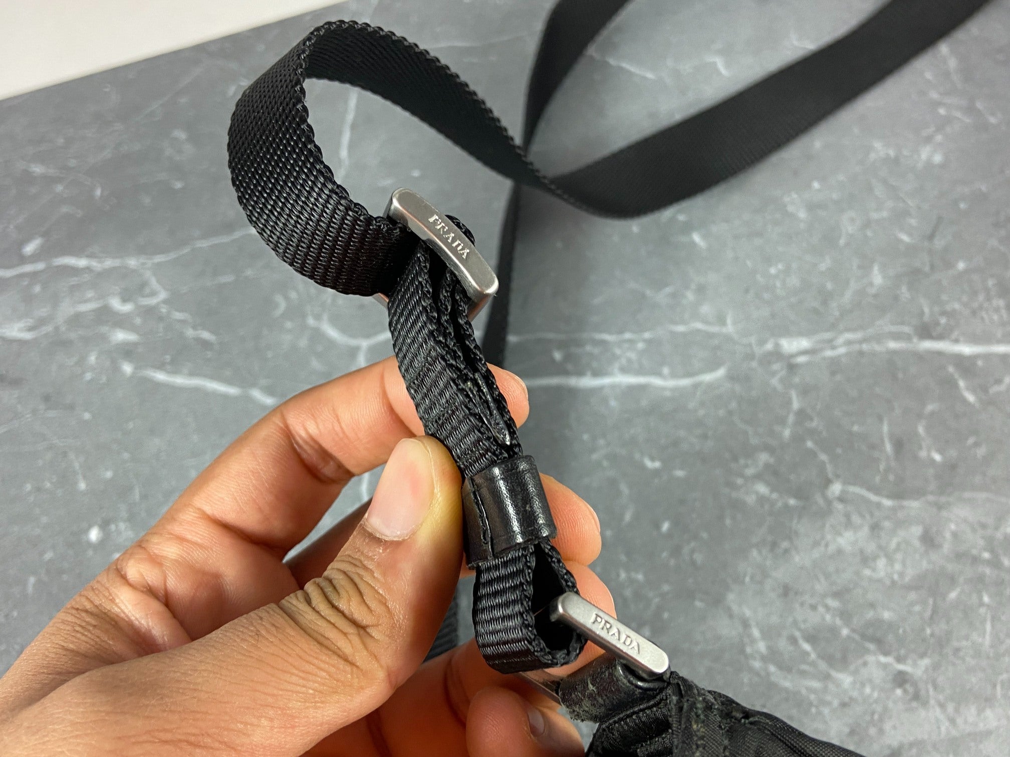 Prada Tessuto Nylon Small Shoulder / Crossbody Bag Black