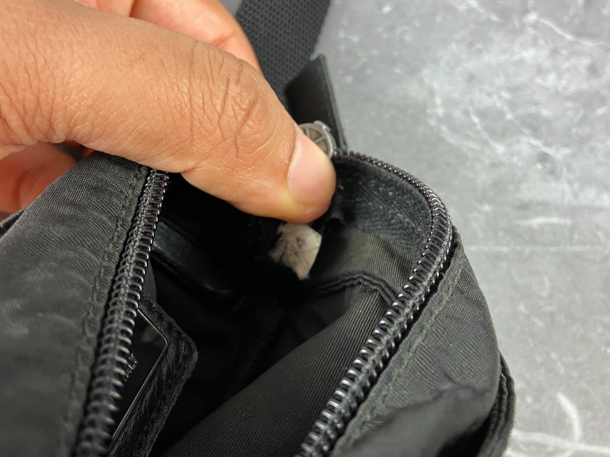 Prada Tessuto Nylon Small Shoulder / Crossbody Bag Black