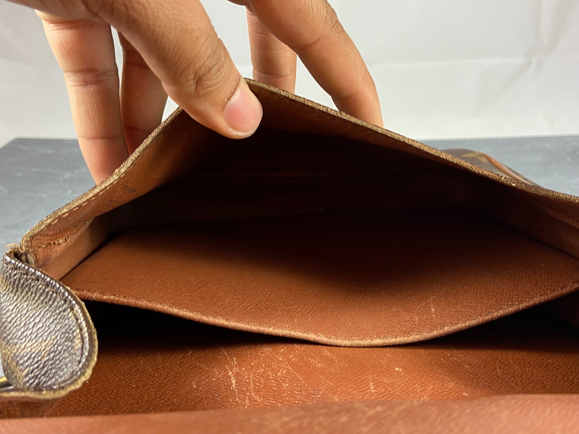Louis Vuitton Cartouchière MM Shoulder Bag Monogram Canvas