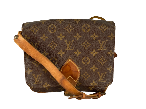 Louis Vuitton Cartouchière MM Shoulder Bag Monogram Canvas