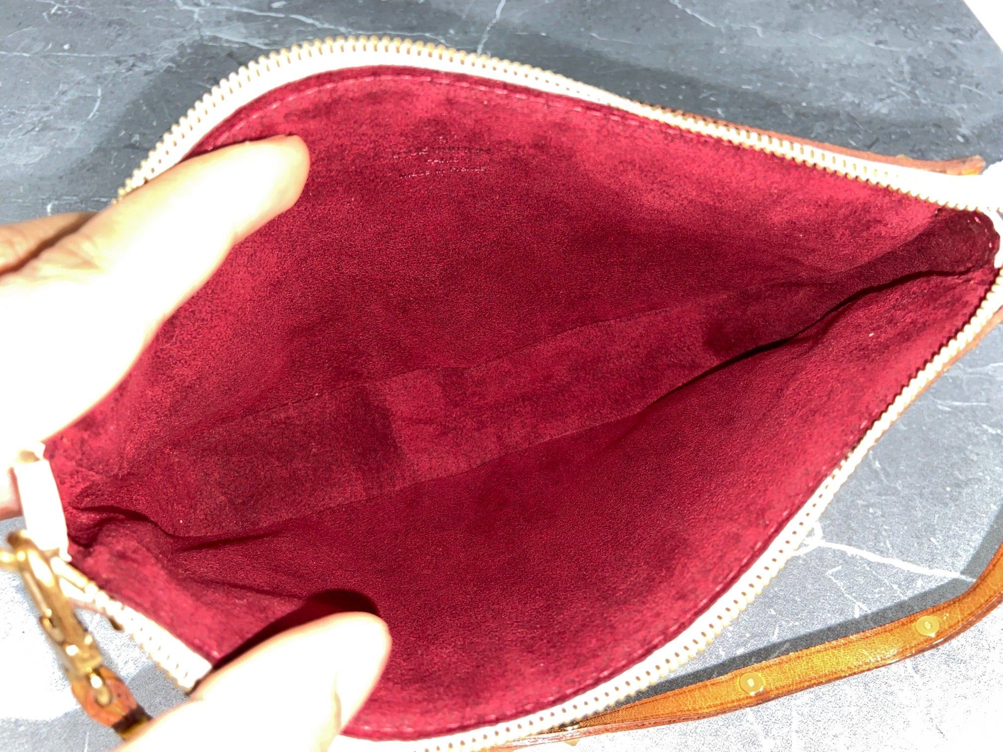 Louis Vuitton Takashi Murakami Multicolor Pochette Accessoires White