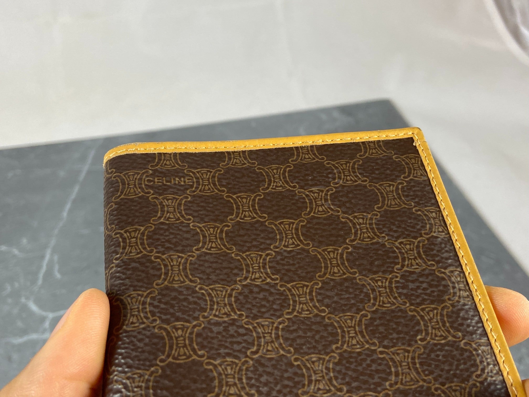 Celine Macadam Long Wallet Brown