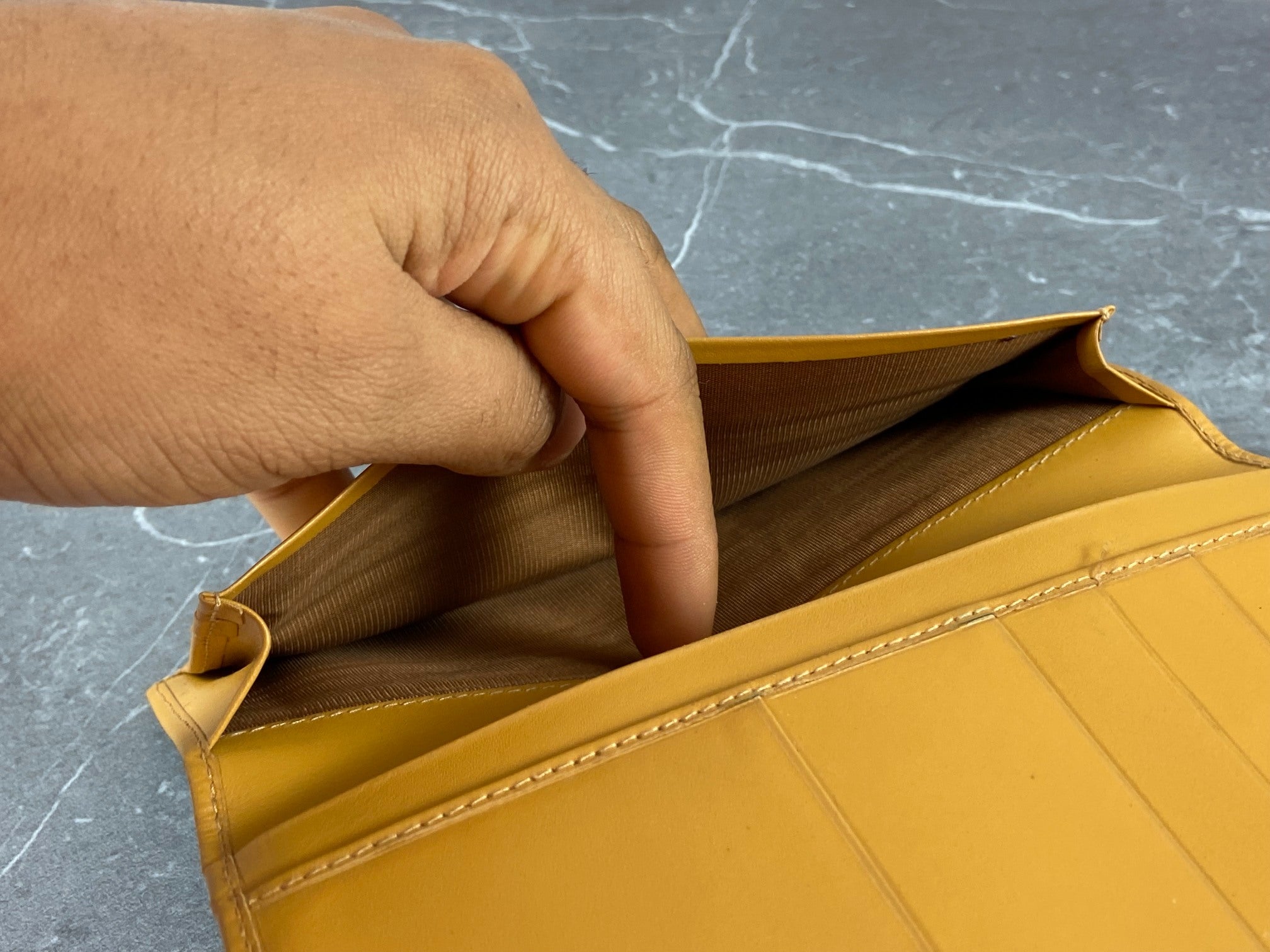 Celine Macadam Long Wallet Brown