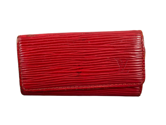 Louis Vuitton 4 Key Holder Black Epi Leather