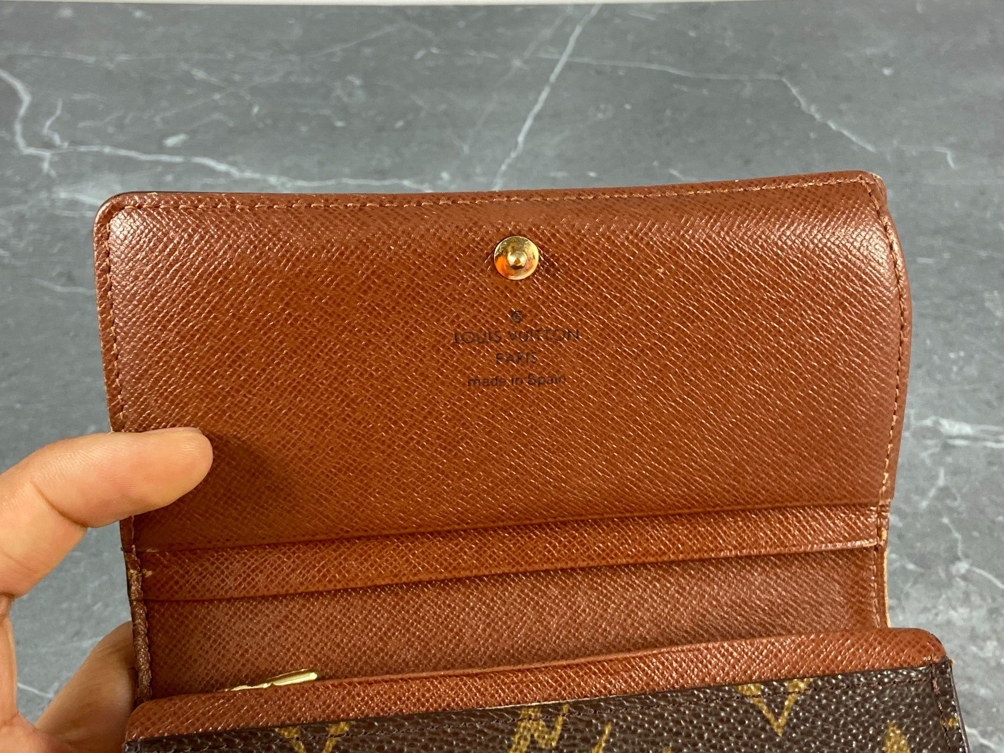 Louis Vuitton Porte-Monnaie Tresor Monogram Canvas