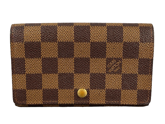Louis Vuitton Porte-Monnaie Tresor Damier Ebene Canvas
