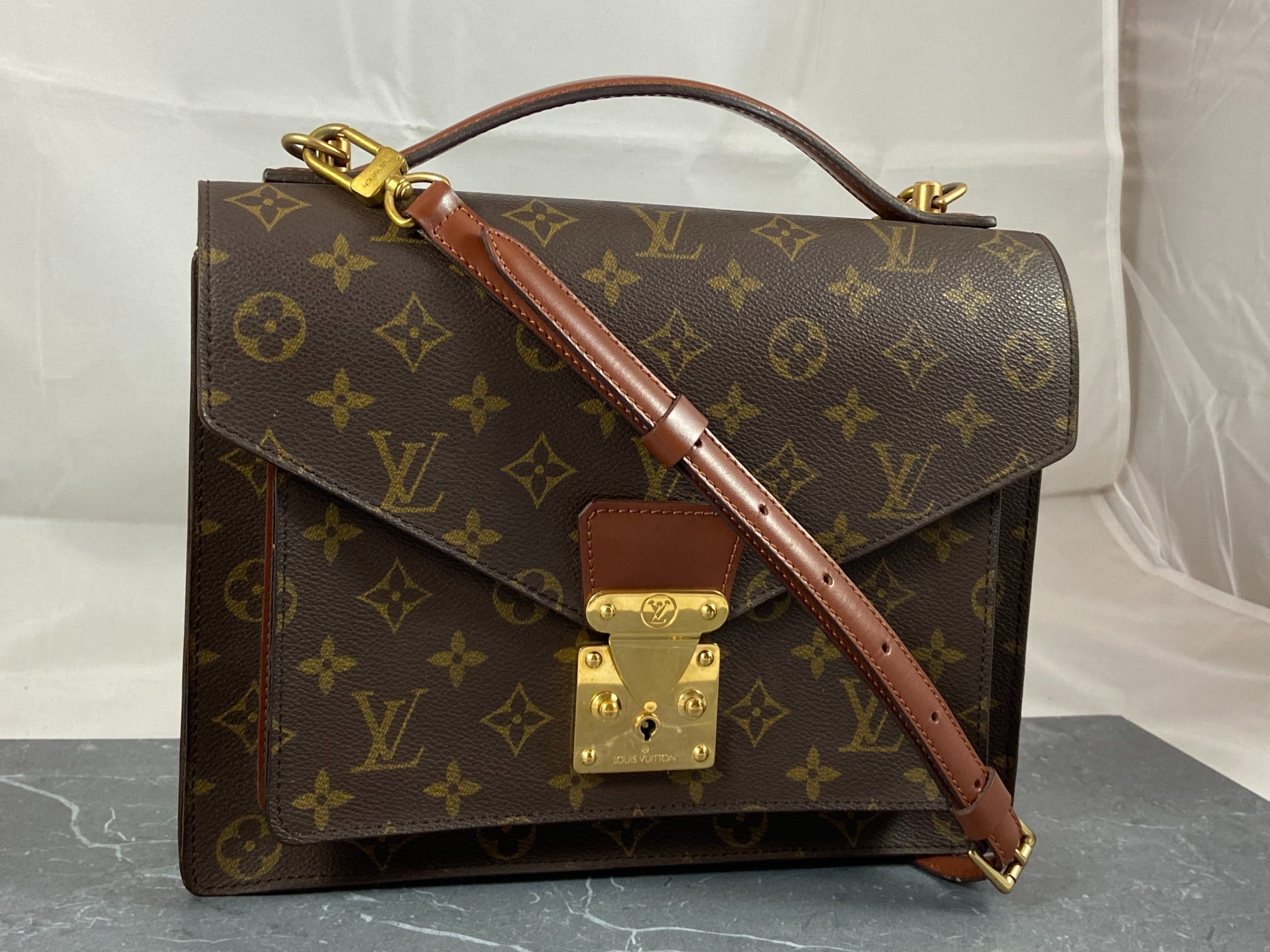 Louis Vuitton Monceau 28 Monogram Canvas