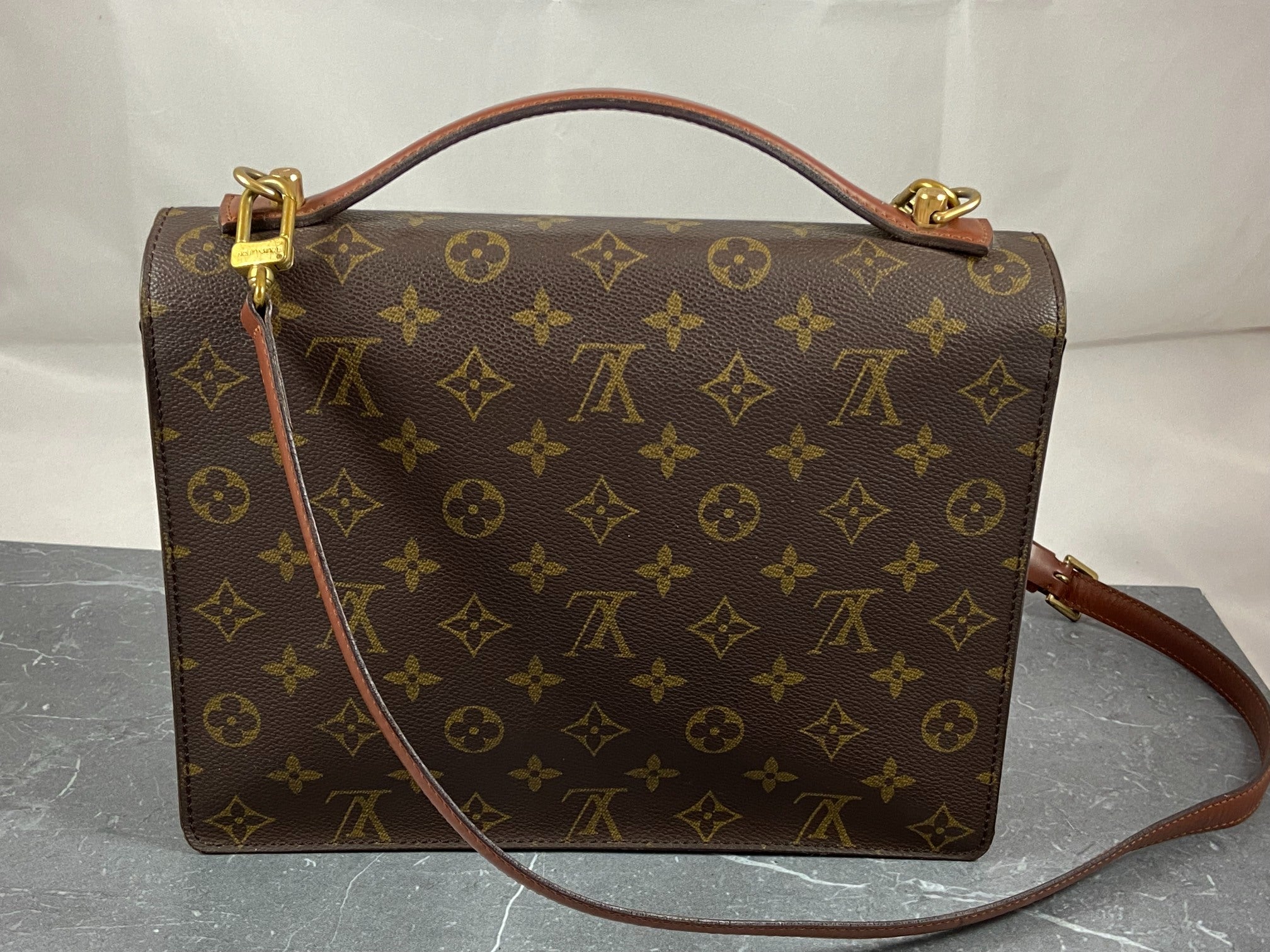 Louis Vuitton Monceau 28 Monogram Canvas