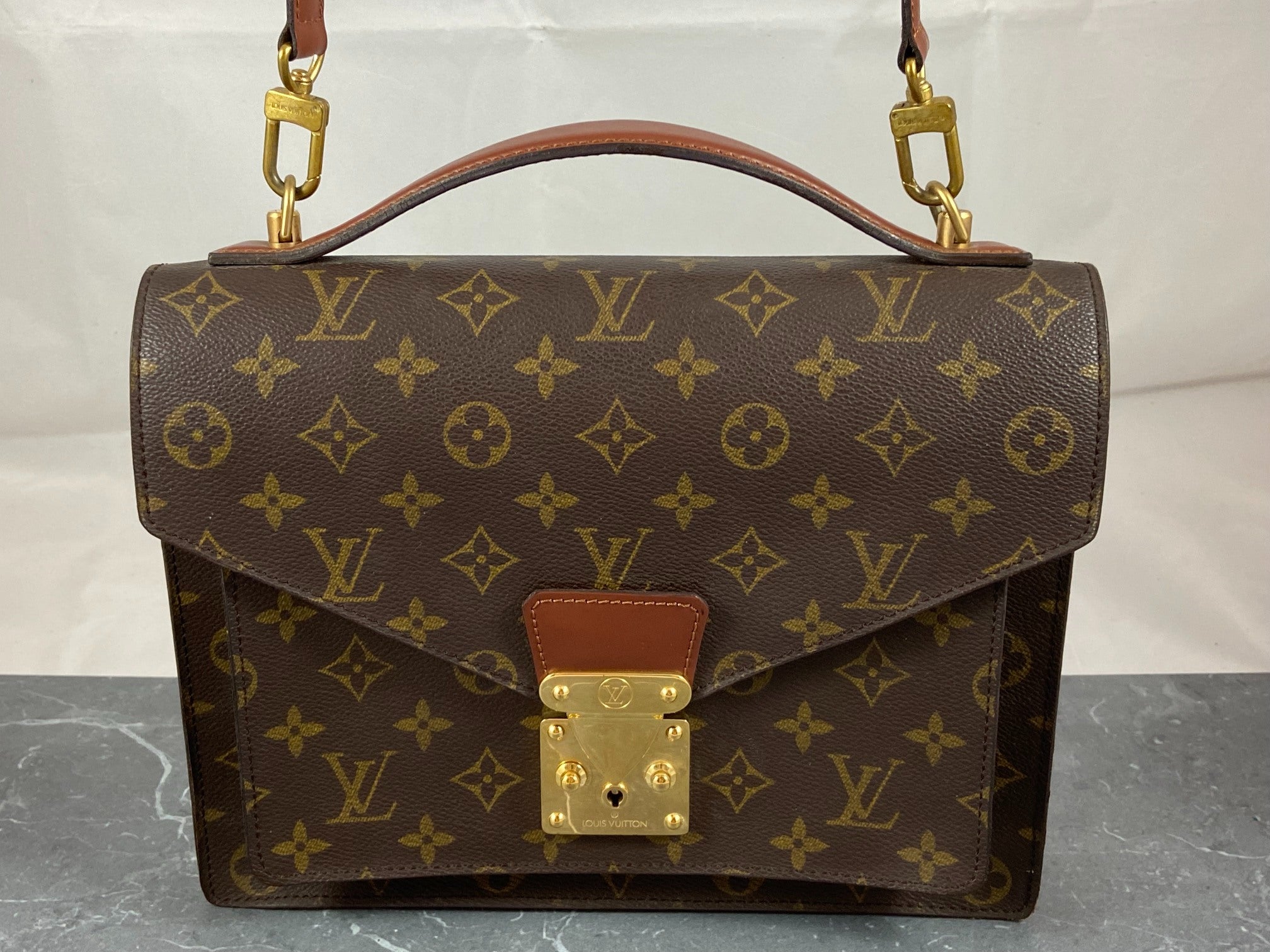 Louis Vuitton Monceau 28 Monogram Canvas