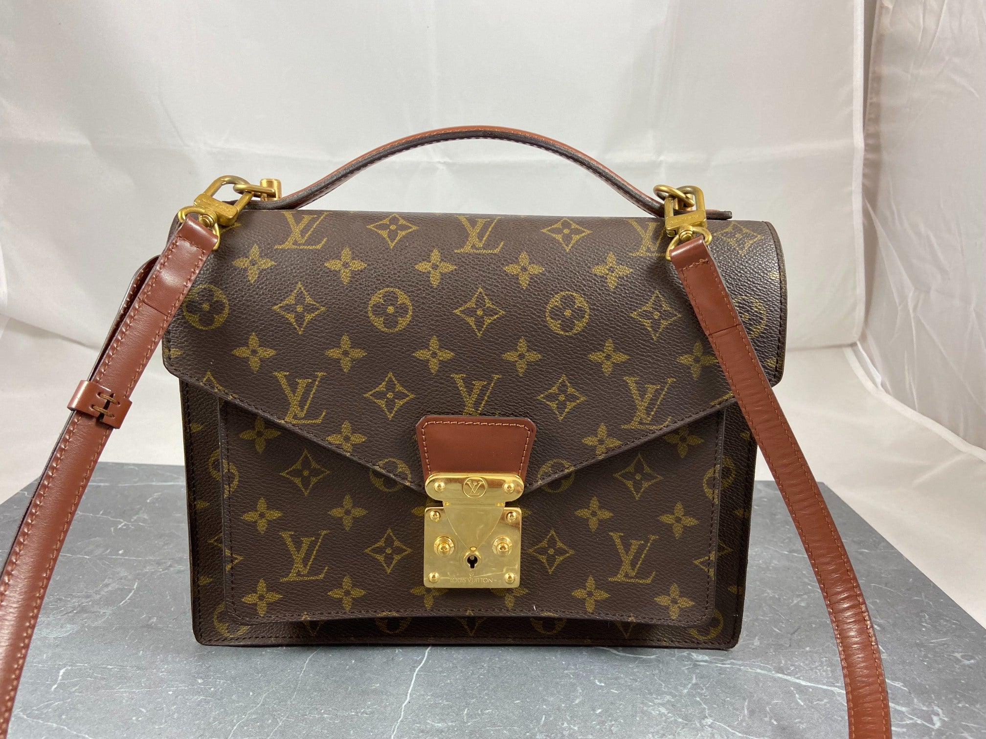 Louis Vuitton Monceau 28 Monogram Canvas