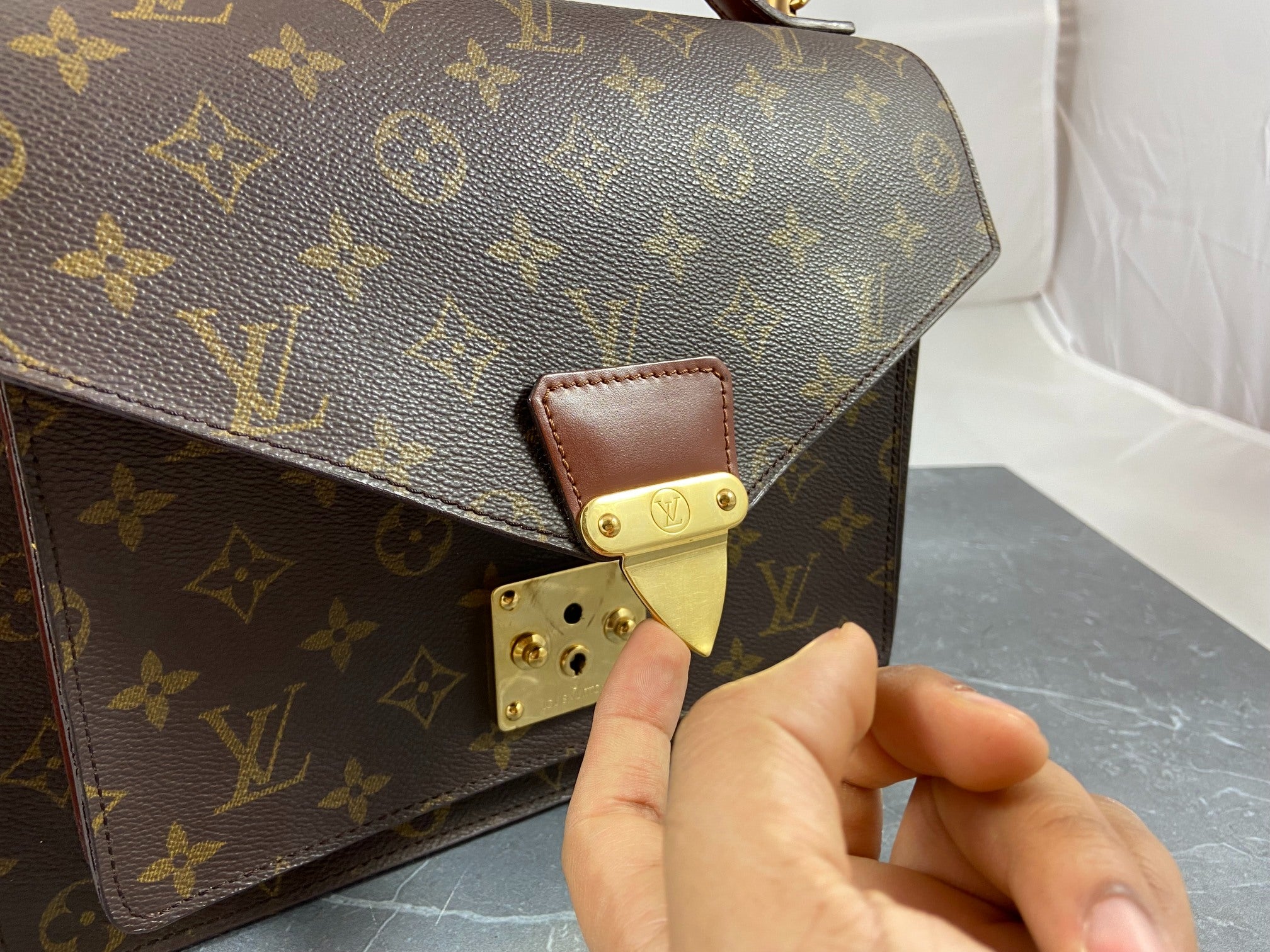 Louis Vuitton Monceau 28 Monogram Canvas