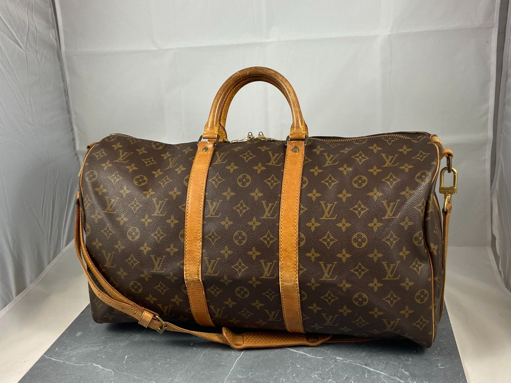 Louis Vuitton Keepall 50 Bandoulière Monogram Canvas