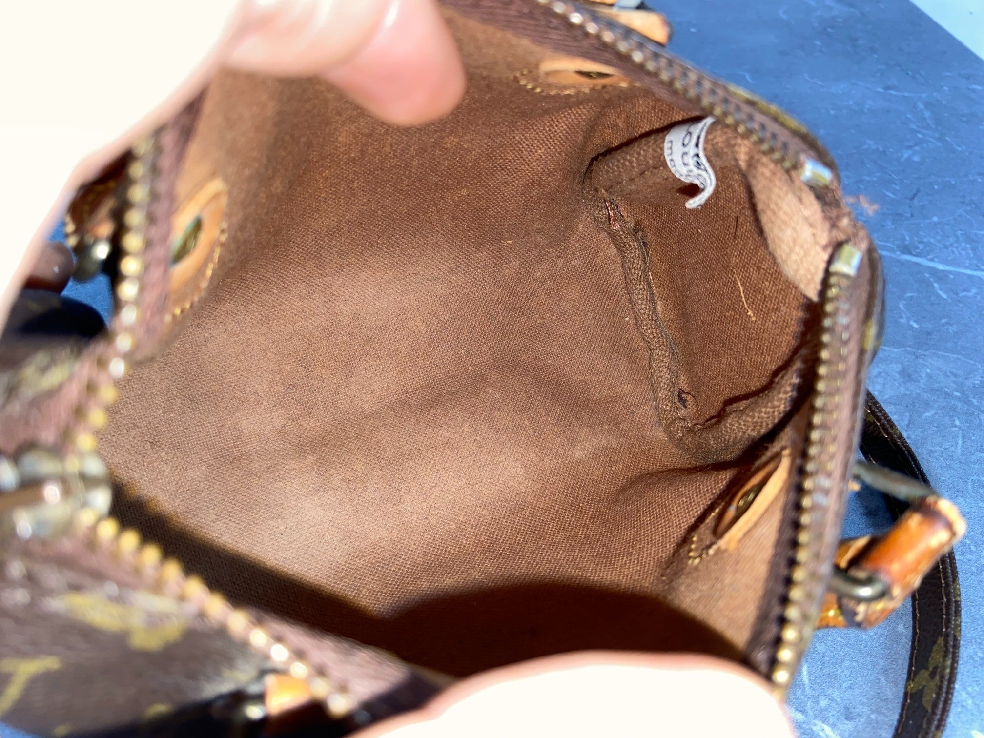 Louis Vuitton Speedy Crossbody Bag Monogram Canvas