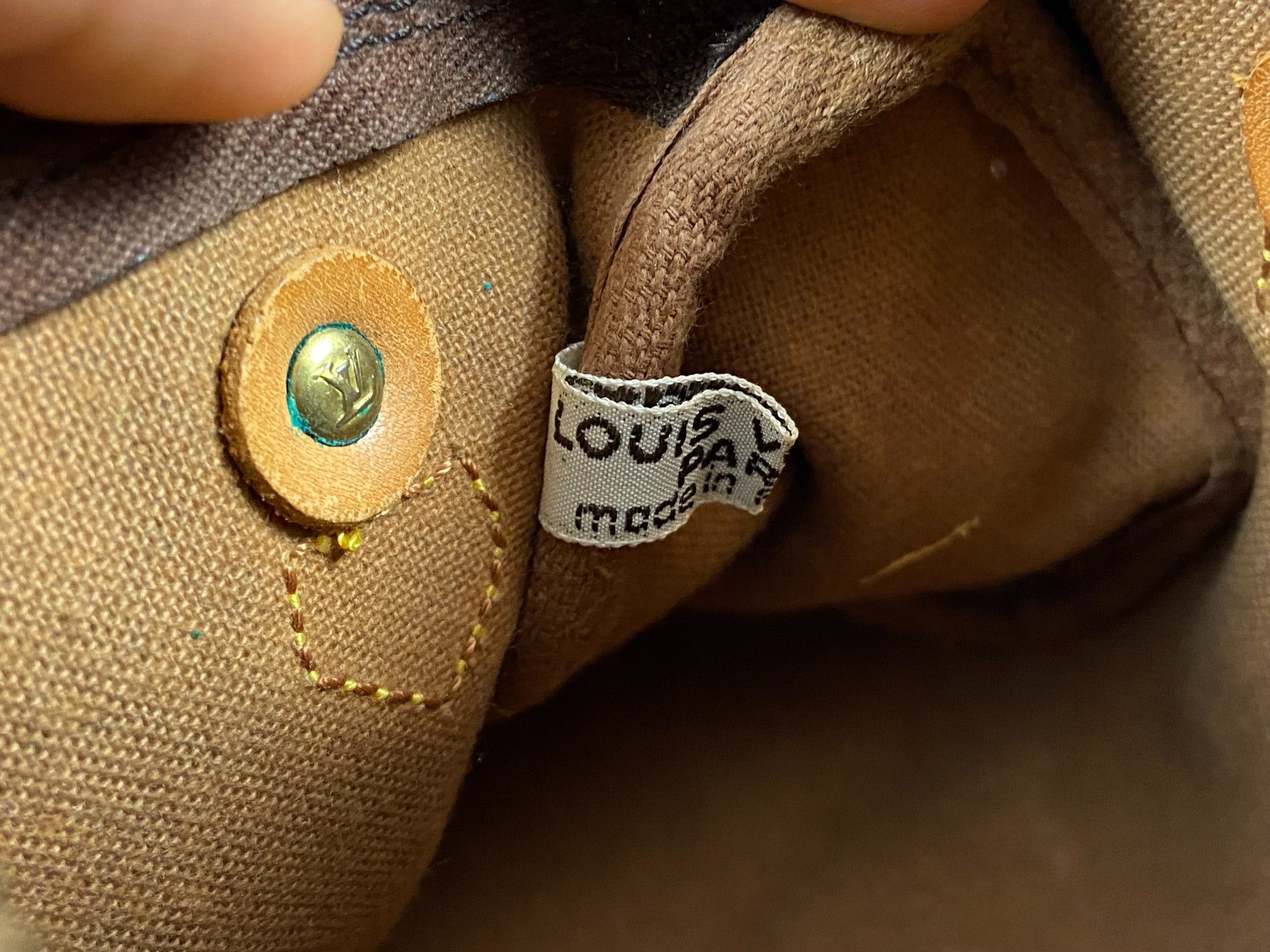 Louis Vuitton Speedy Crossbody Bag Monogram Canvas