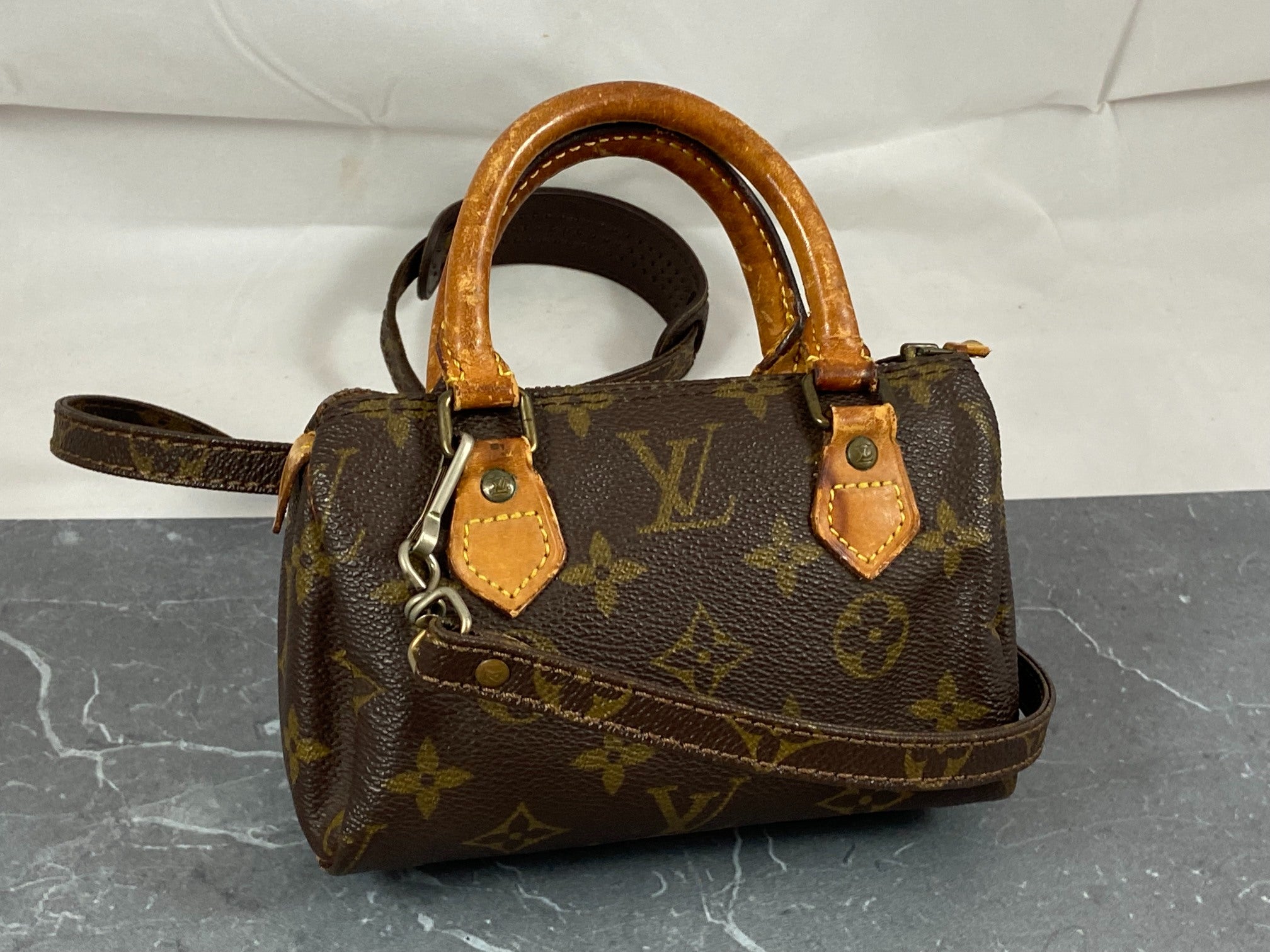 Louis Vuitton Speedy Crossbody Bag Monogram Canvas