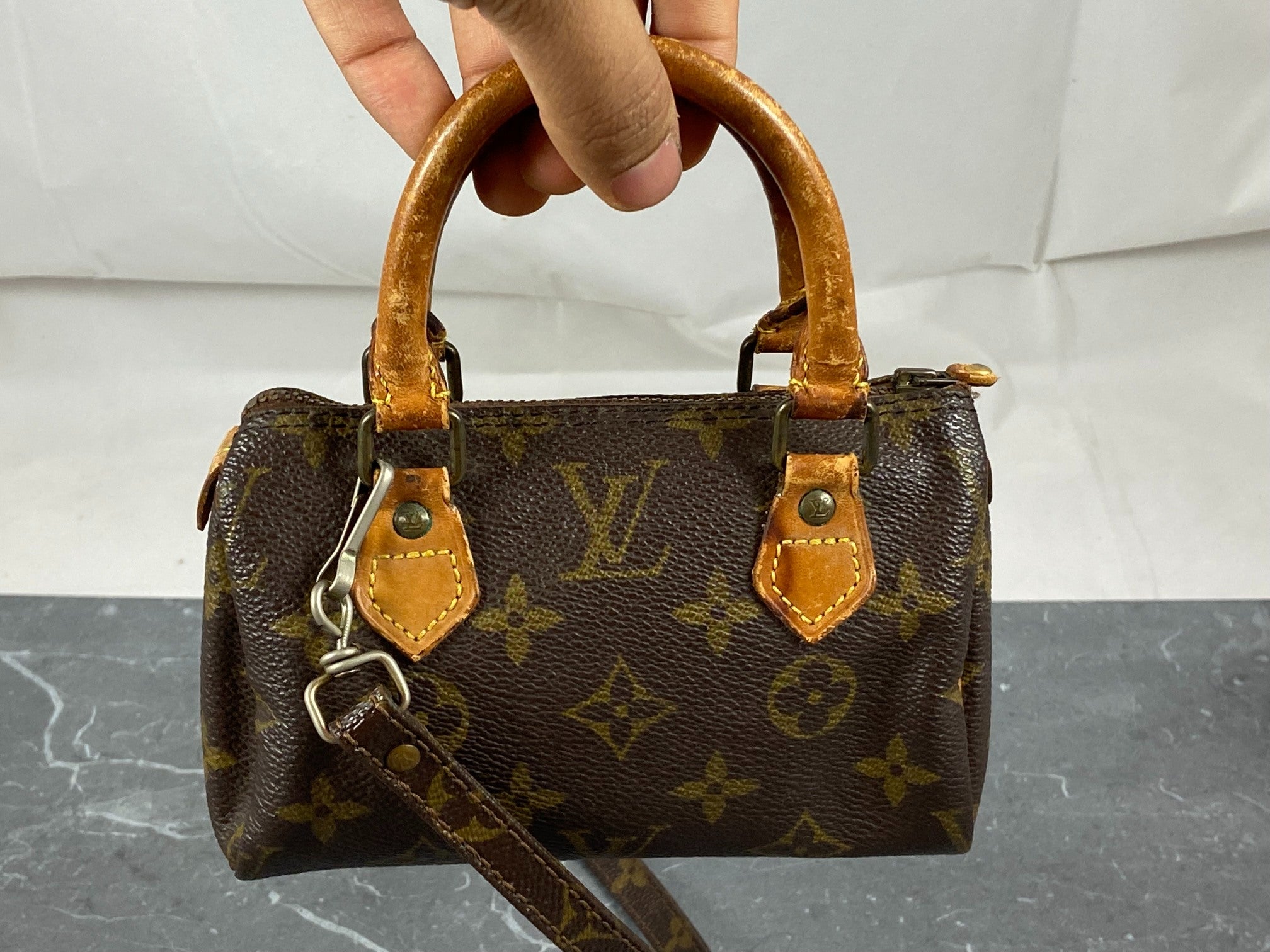 Louis Vuitton Speedy Crossbody Bag Monogram Canvas